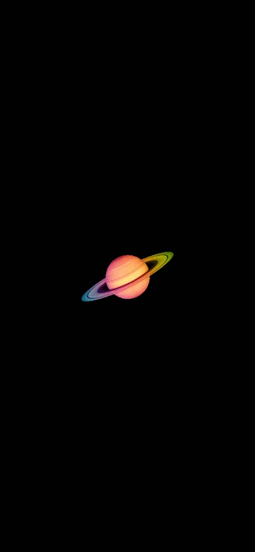 Saturn AMOLED 10802340 in 2020. Dark, Minimal, Black aesthetic HD phone wallpaper