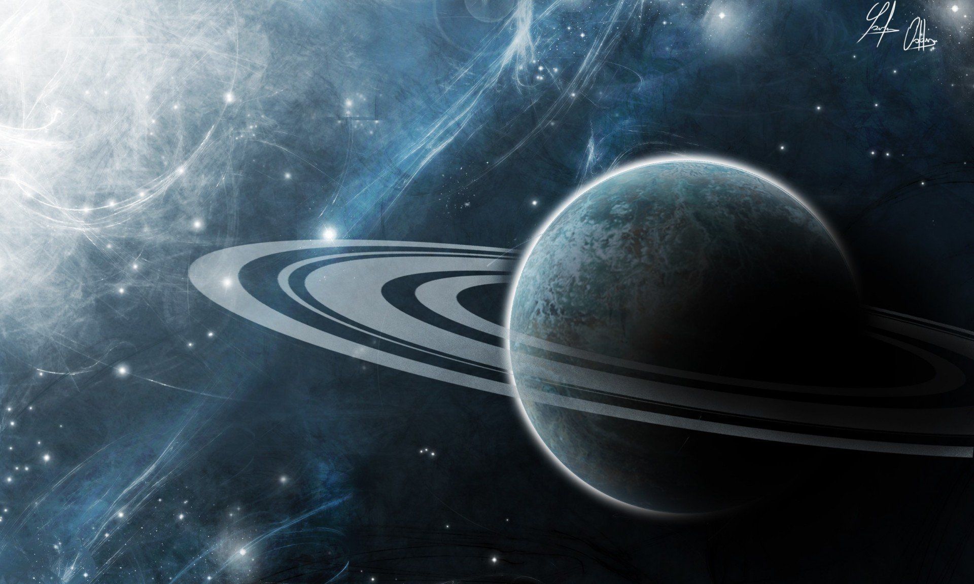 Free download saturn art rings universe planet space HD wallpaper [1920x1152] for your Desktop, Mobile & Tablet. Explore Saturn Wallpaper. Sailor Saturn Wallpaper, Saturn V Wallpaper, Rings of Saturn Wallpaper