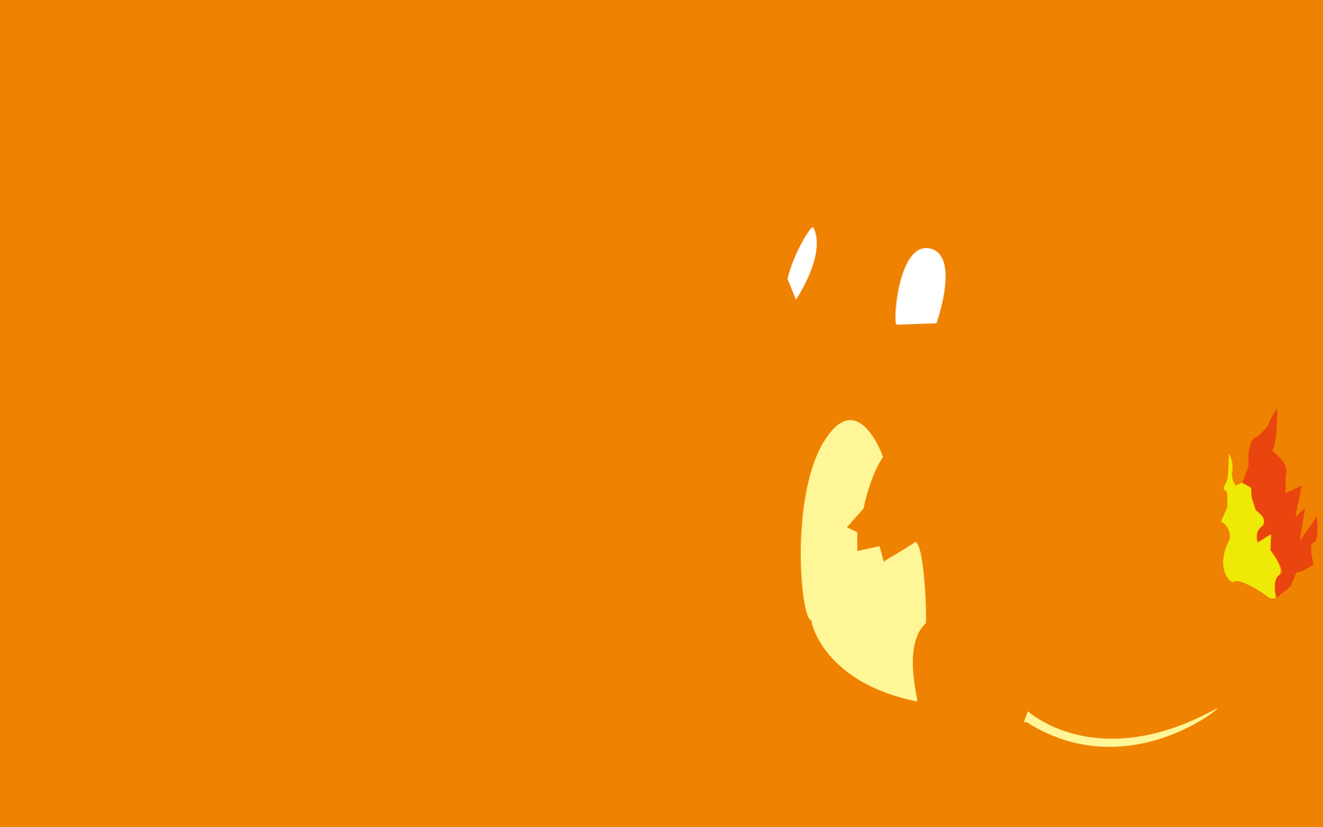 A picture of an orange background with fire - Orange