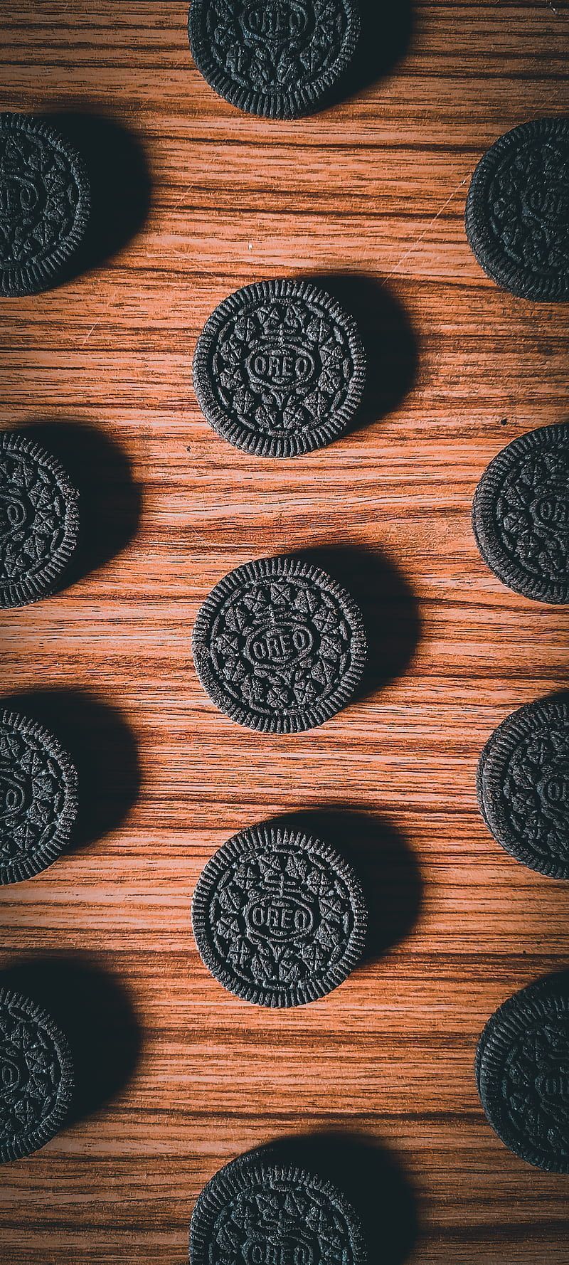 Oreo cookies on a wooden table - Oreo