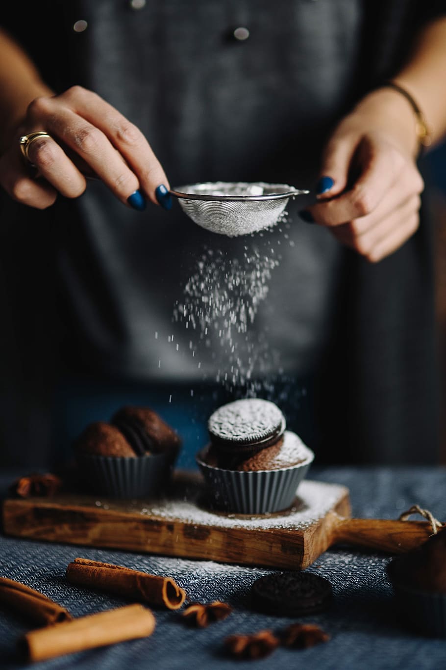 HD wallpaper: Oreo Muffins, cup, cake, food, homemade, cook, delicious, bakery