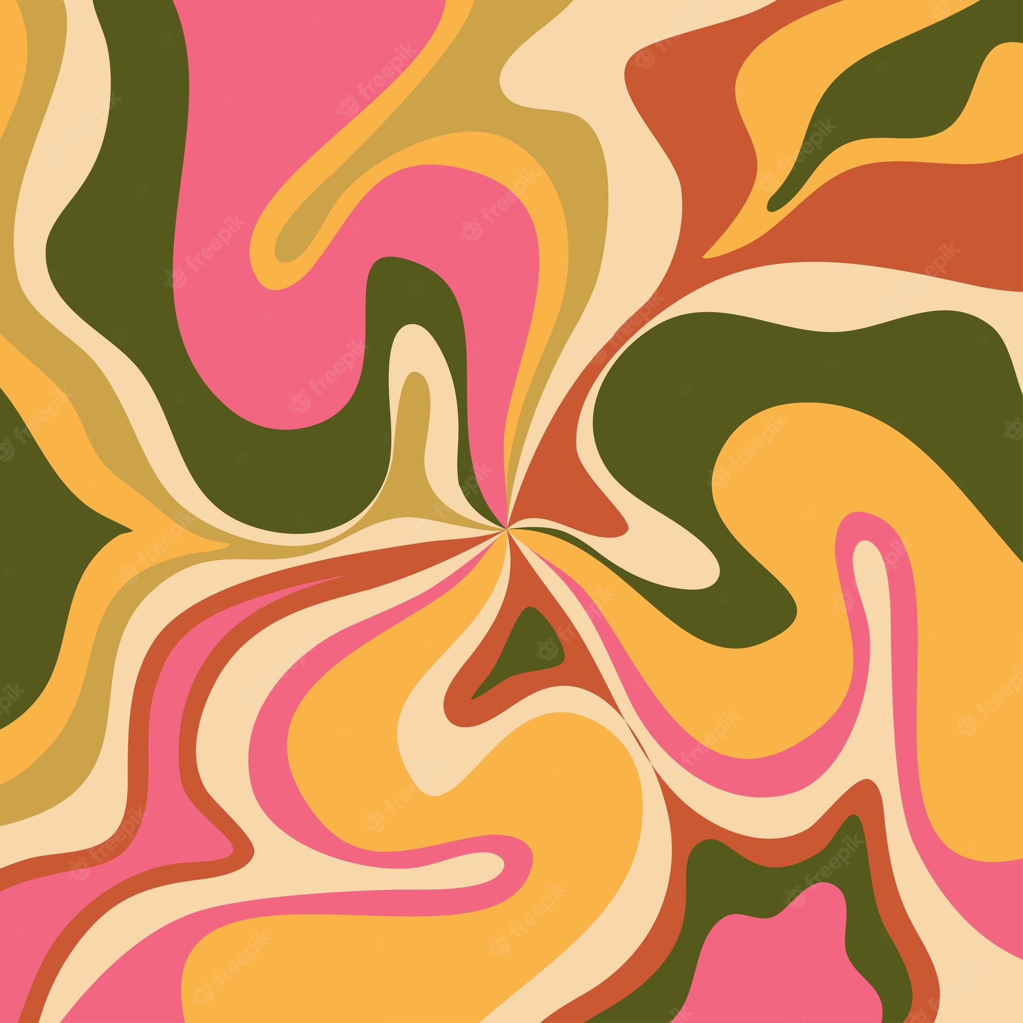 Psychedelic Groovy Background Image