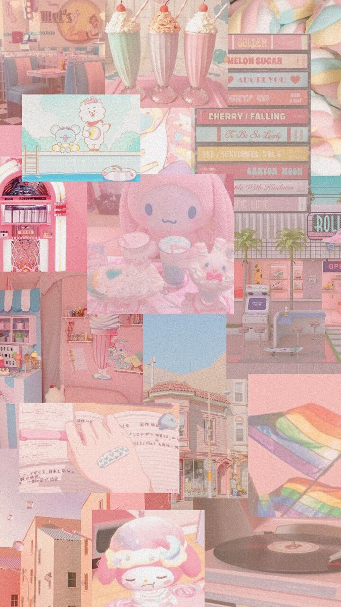 pastel pink aesthetic wallpaper. Cute patterns wallpaper, iPhone wallpaper themes, Pink wallpaper iphone