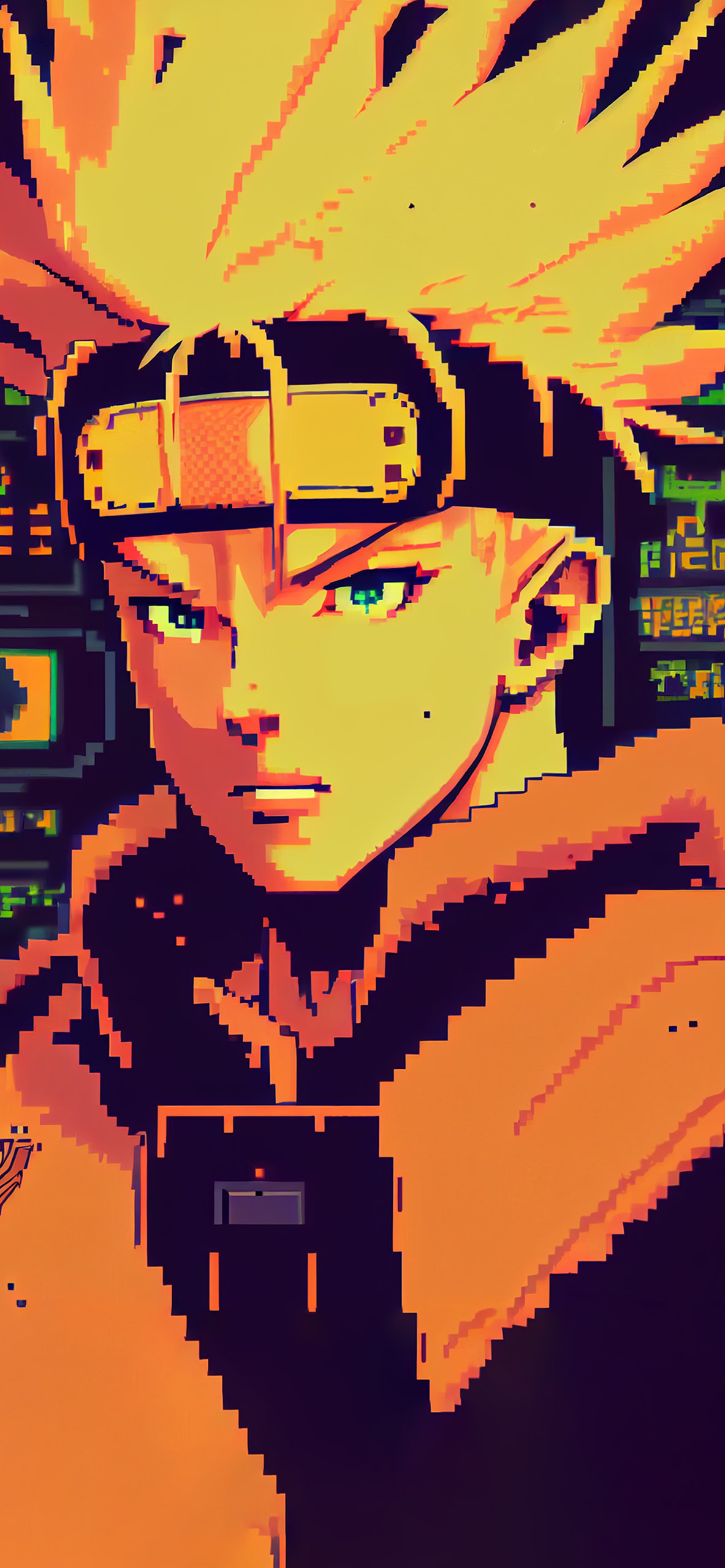 Naruto Pixel Wallpaper Aesthetic Wallpaper for iPhone