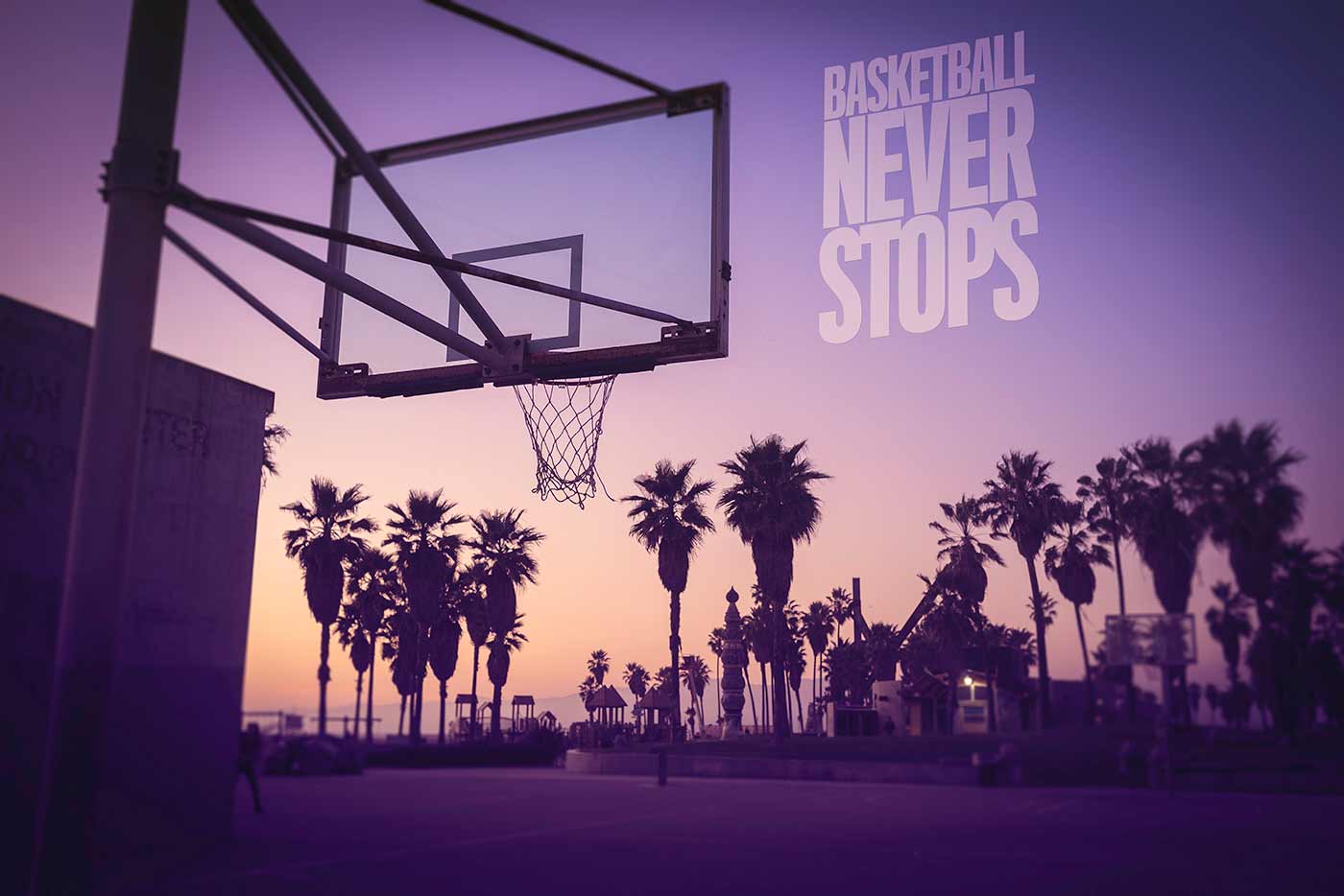 Basketball never stops wallpaper, download this wallpaper for free in high resolution, click on the link below to download - Basketball