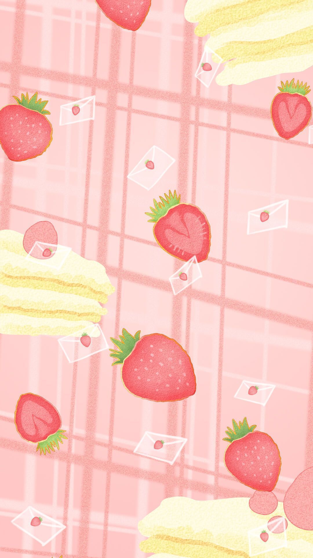 Strawberry Pink Wallpaper Free Strawberry Pink Background