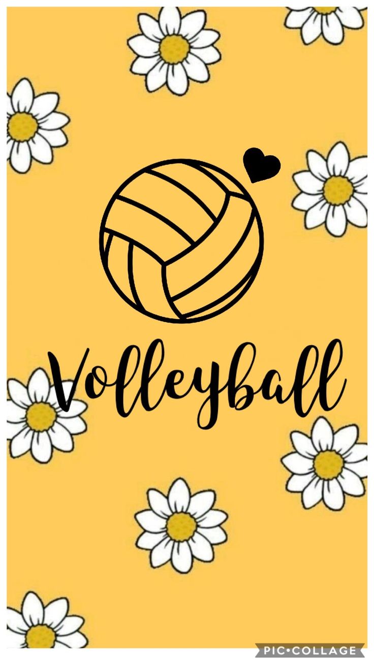 Volleyball wallpaper for phone or desktop. I made this - Volleyball