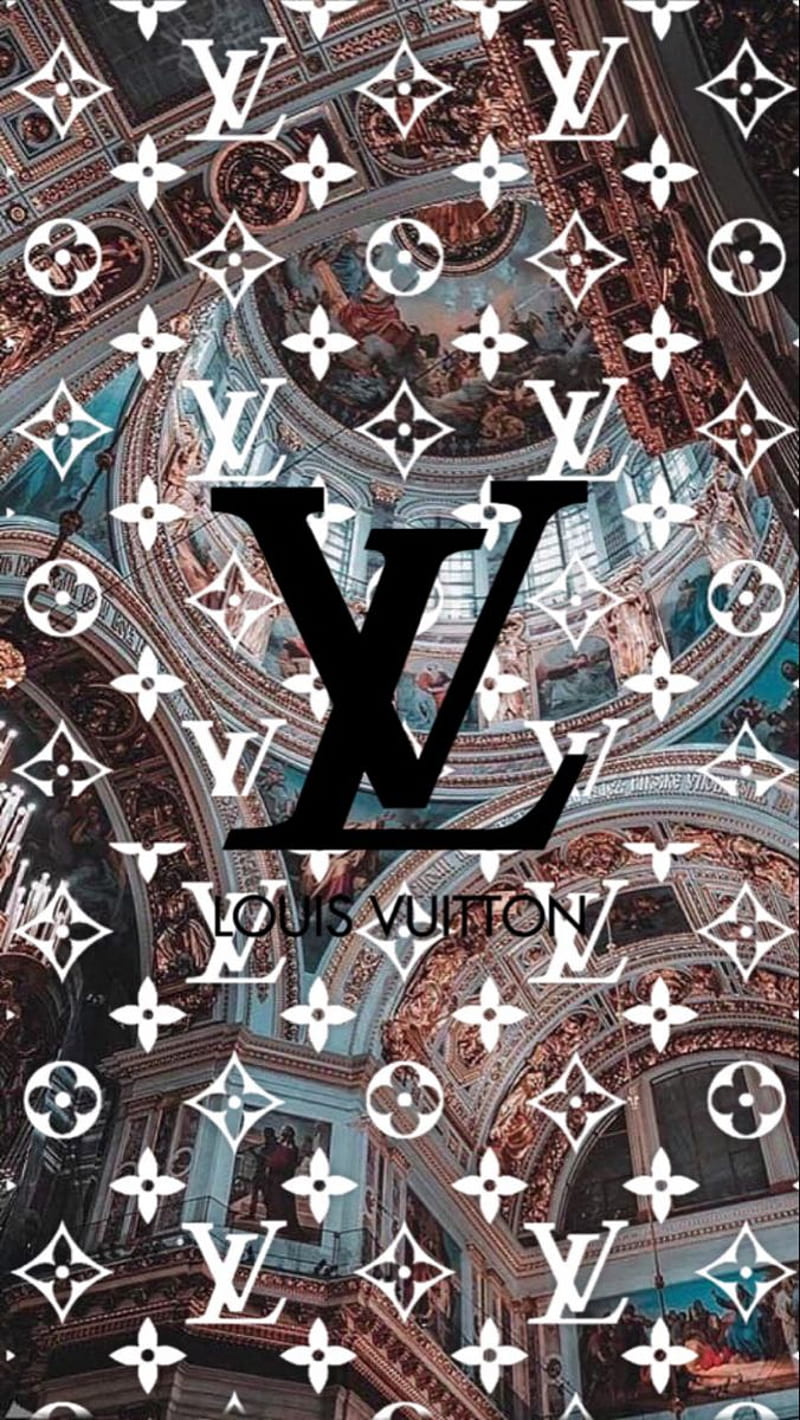 HD louis vuitton glitter wallpaper