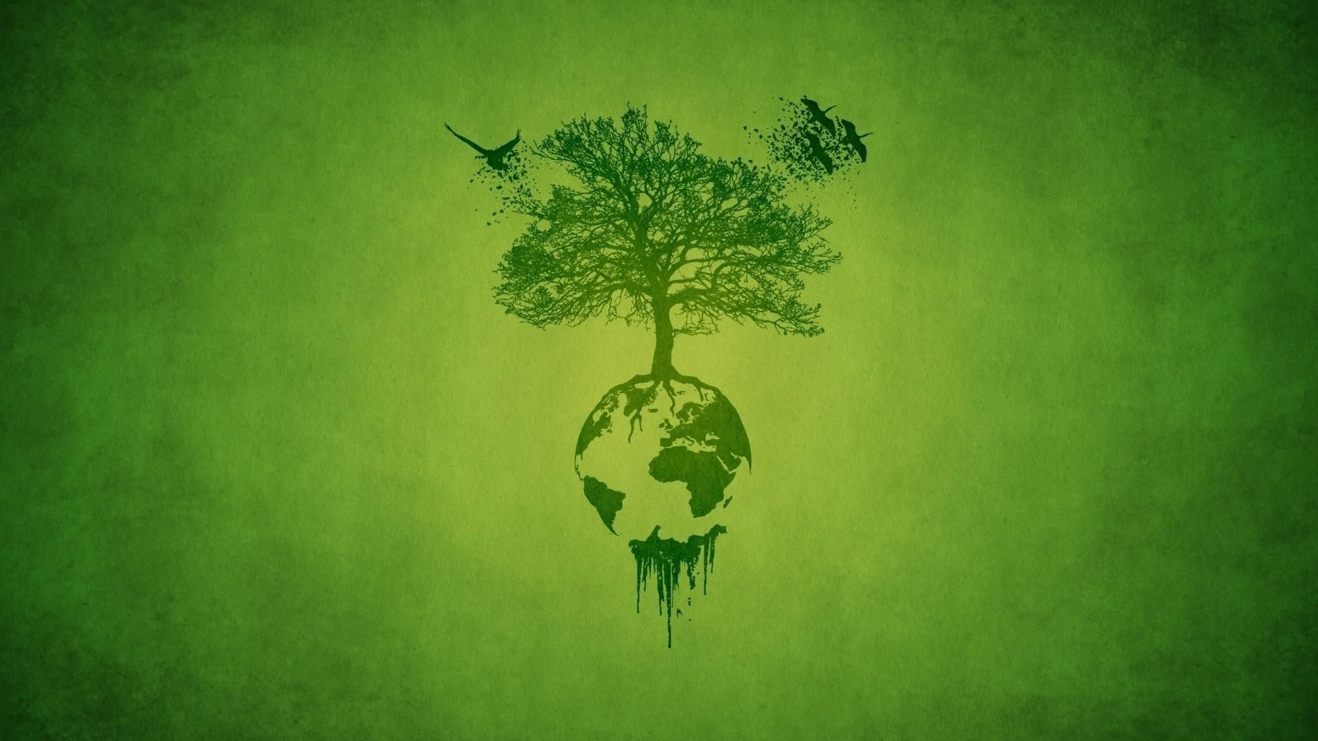 The earth is a tree wallpaper 1920x1080 - Earth