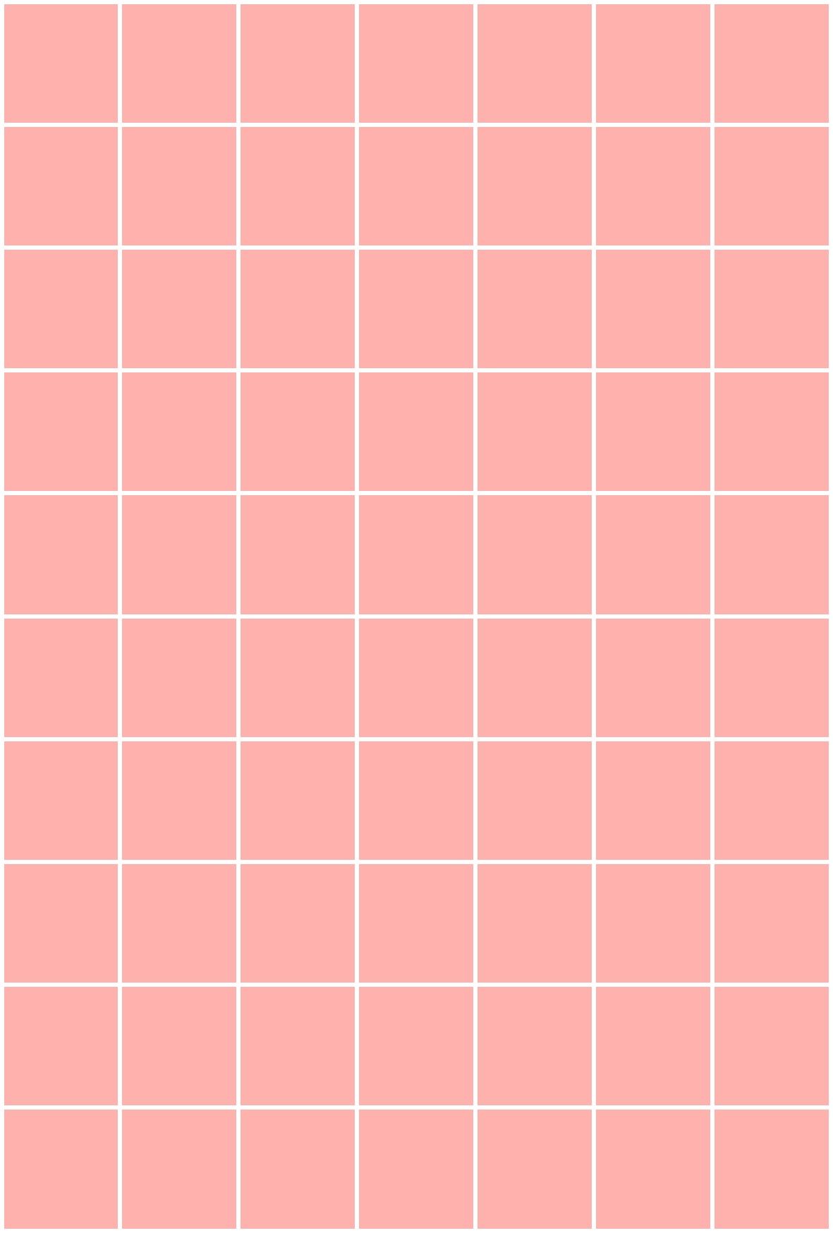 A pink square with white squares - Grid