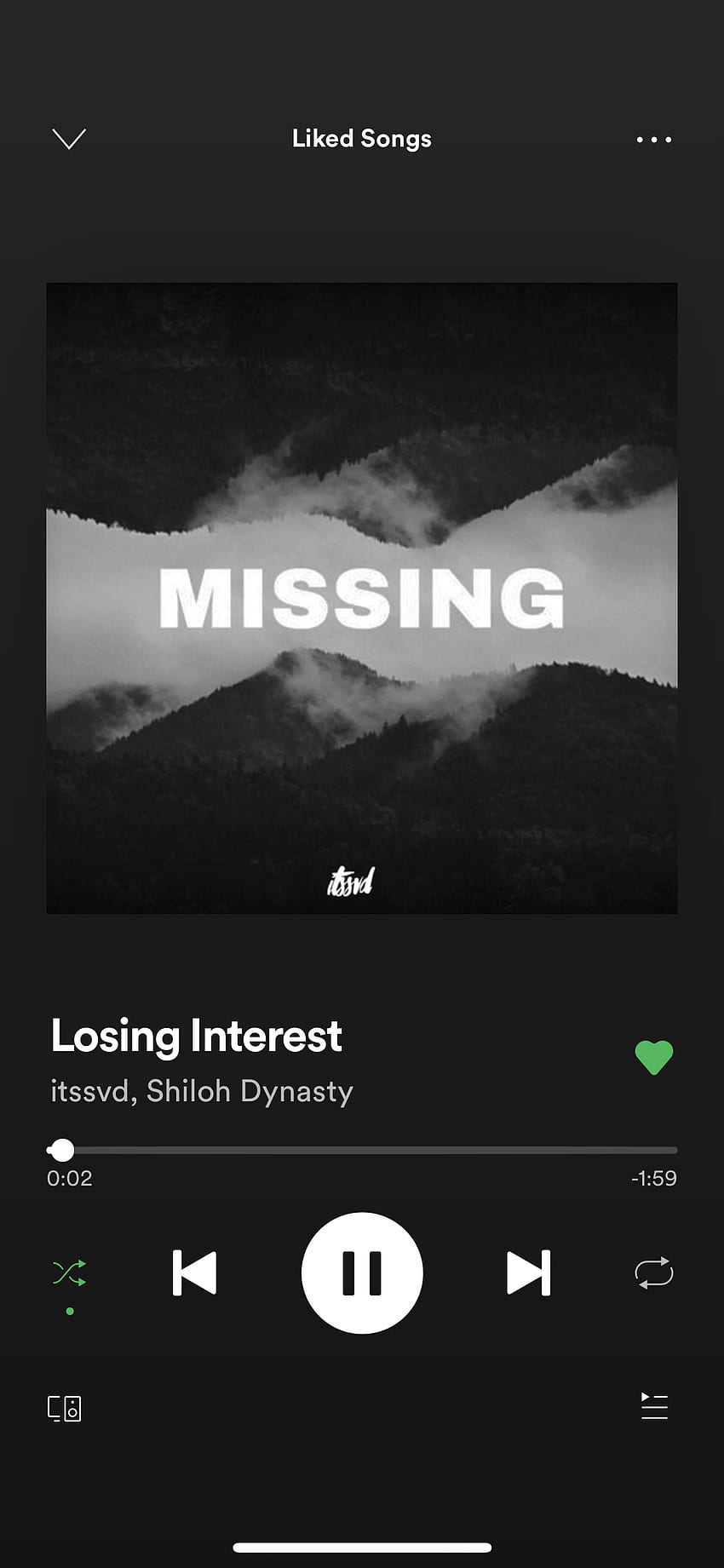 Missing in the night - Spotify