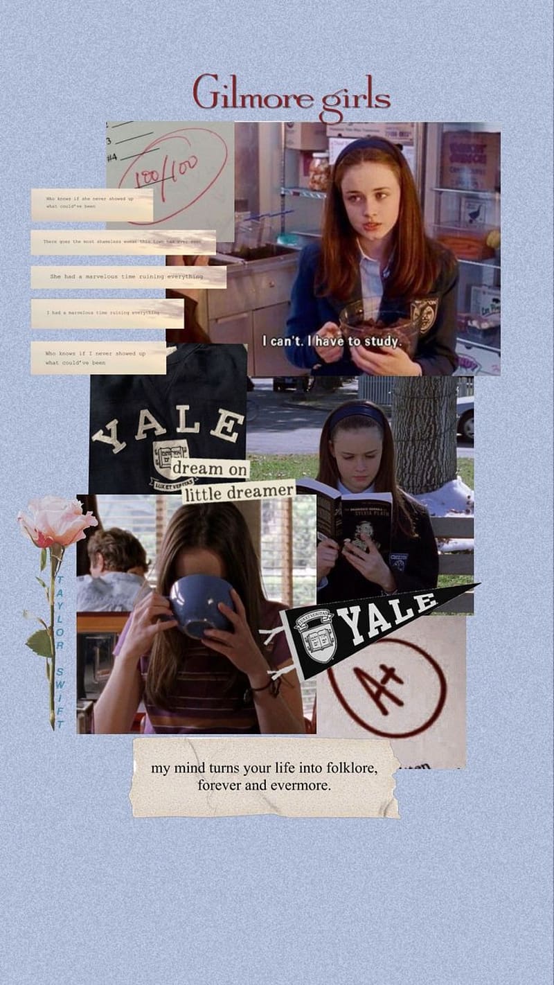 Rory gilmore taylor swift yale study aesthetic, HD phone wallpaper