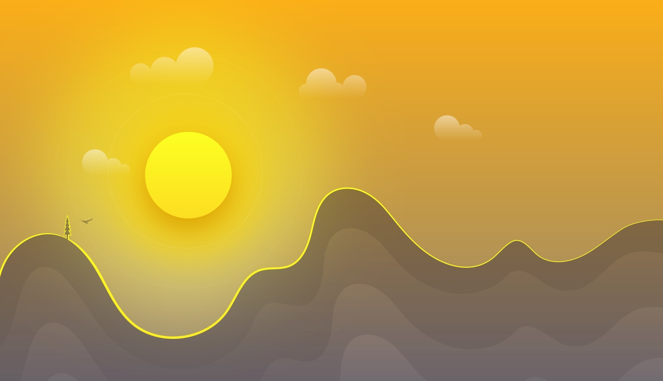 Yellow Sun Summer Art HD Laptop Wallpaper, HD Artist 4K Wallpaper, Image, Photo and Background