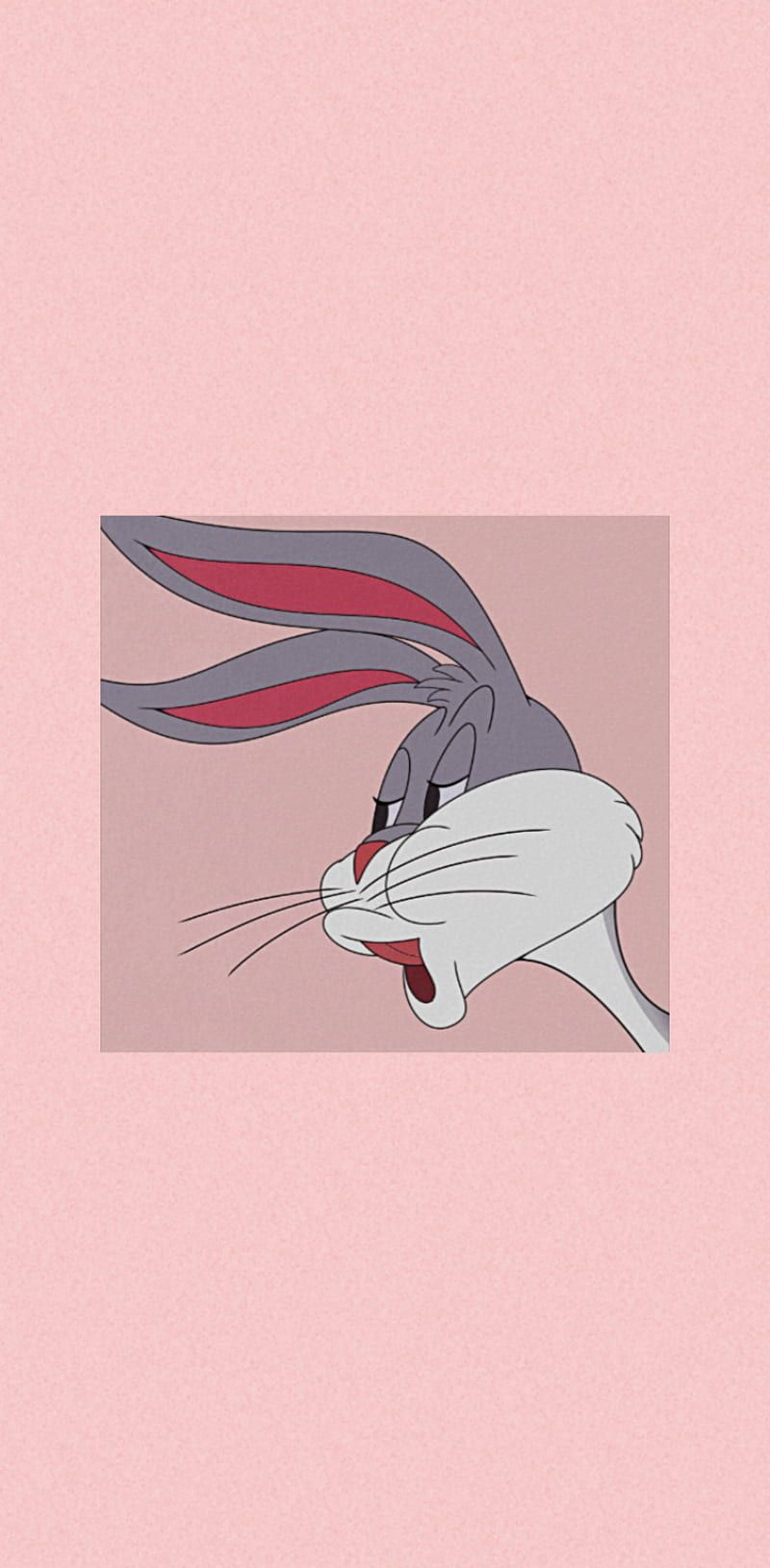 Bugs Bunny, bugsbunny, no, pink, HD phone wallpaper