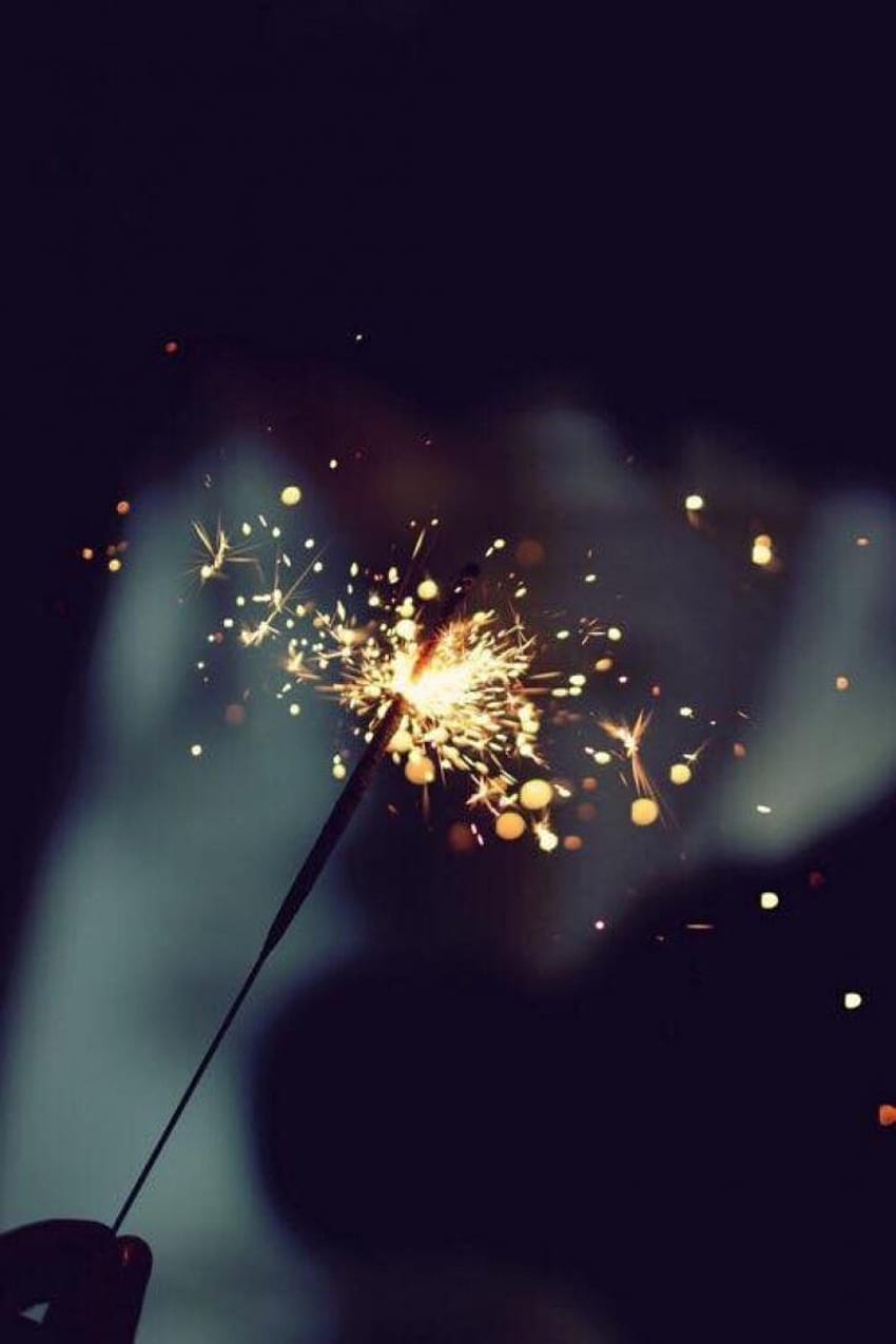 A sparkler in the dark - New Year