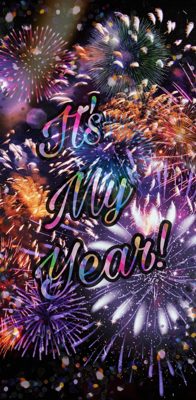Its my year fireworks poster - New Year