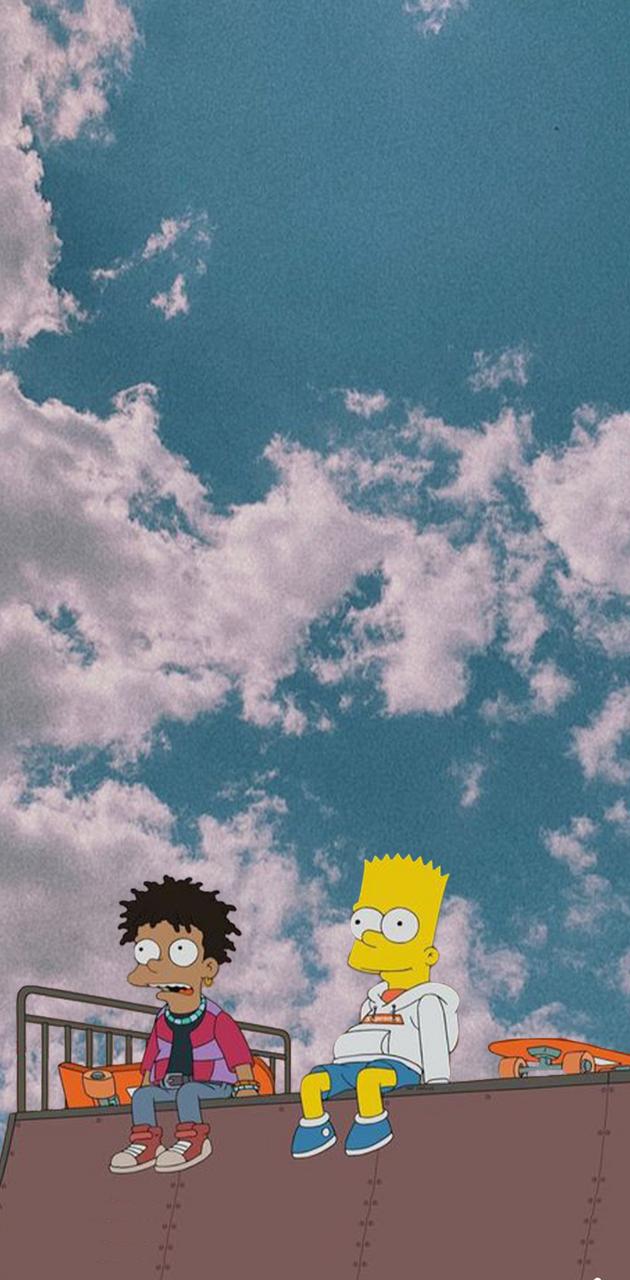 Simpsons_weeknd wallpaper