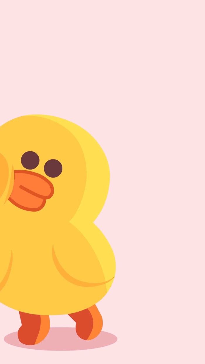 A cute yellow duck with an orange beak - Duck