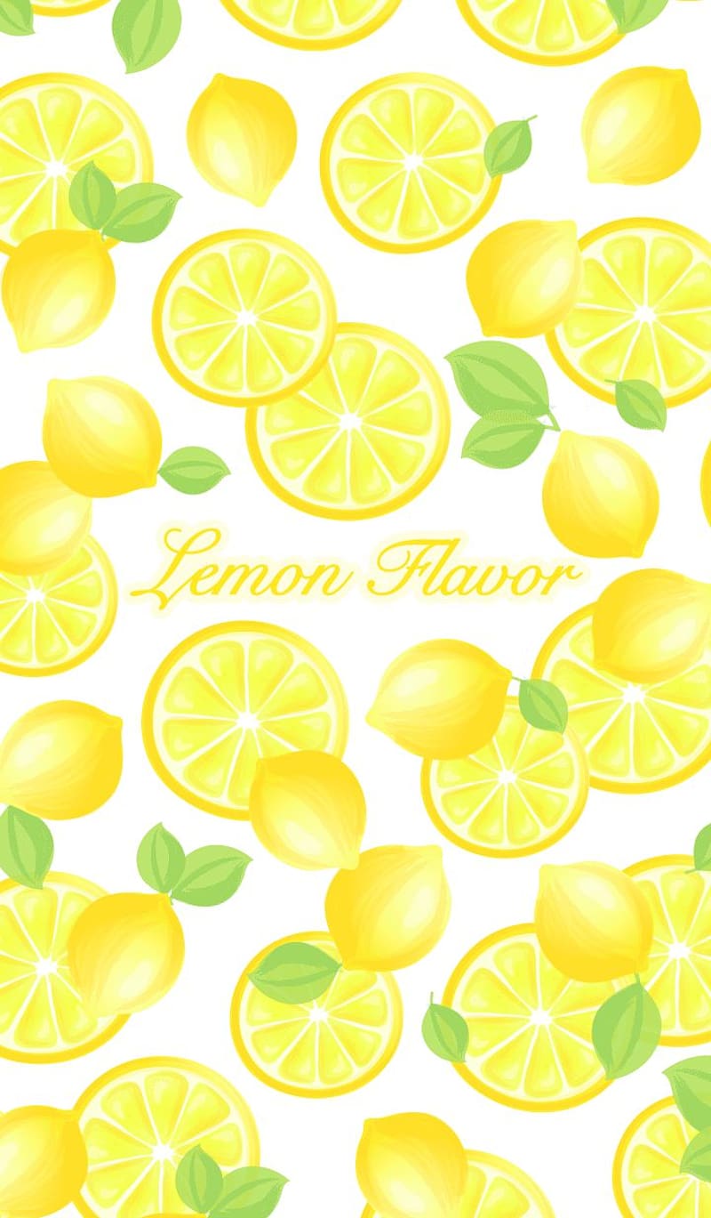 It is Theme of the refreshing lemon pattern. Please come to a refresh feeling. Aesthetic iphone, HD phone wallpaper