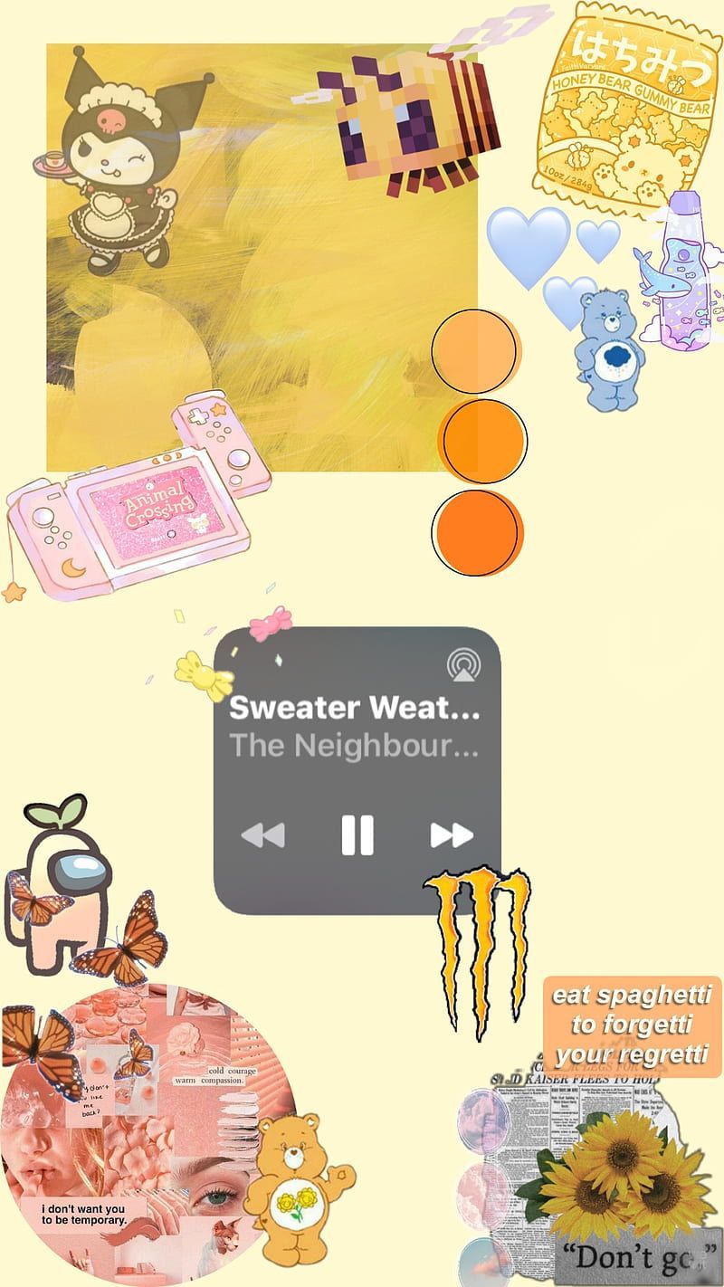Yellow, aesthetic, bee, cute, kawaii, HD phone wallpaper