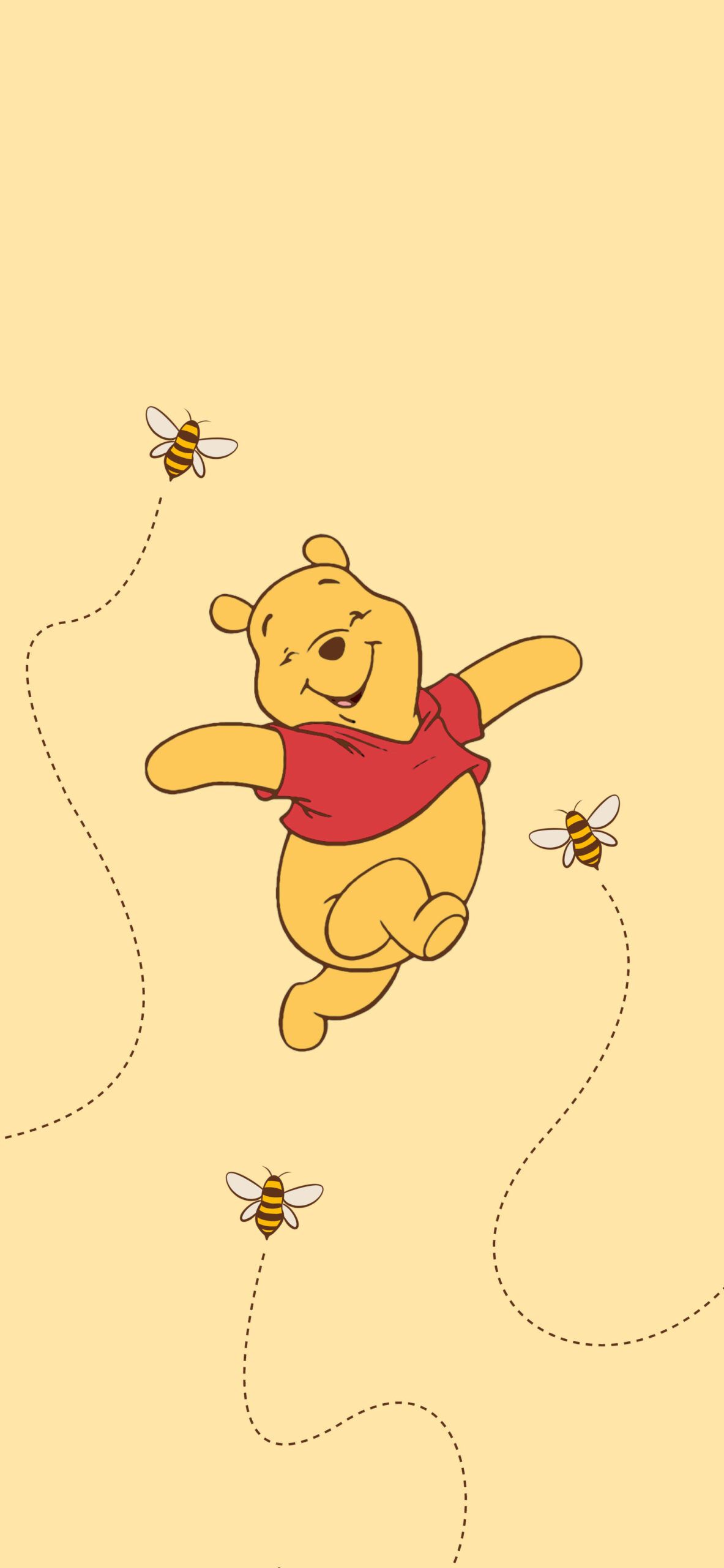 Winnie the Pooh Yellow Wallpaper the Pooh Wallpaper
