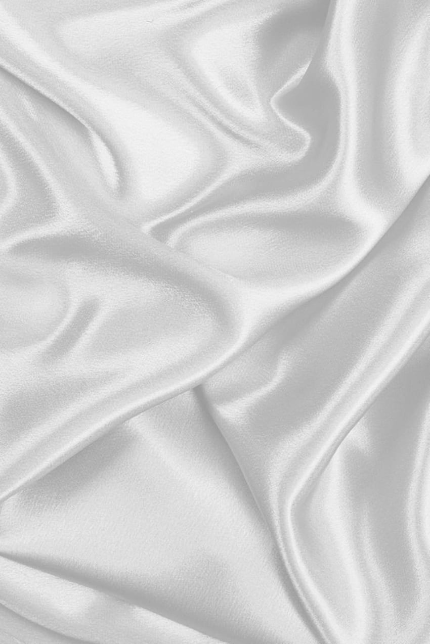 A white fabric with a wave - Silver, silk