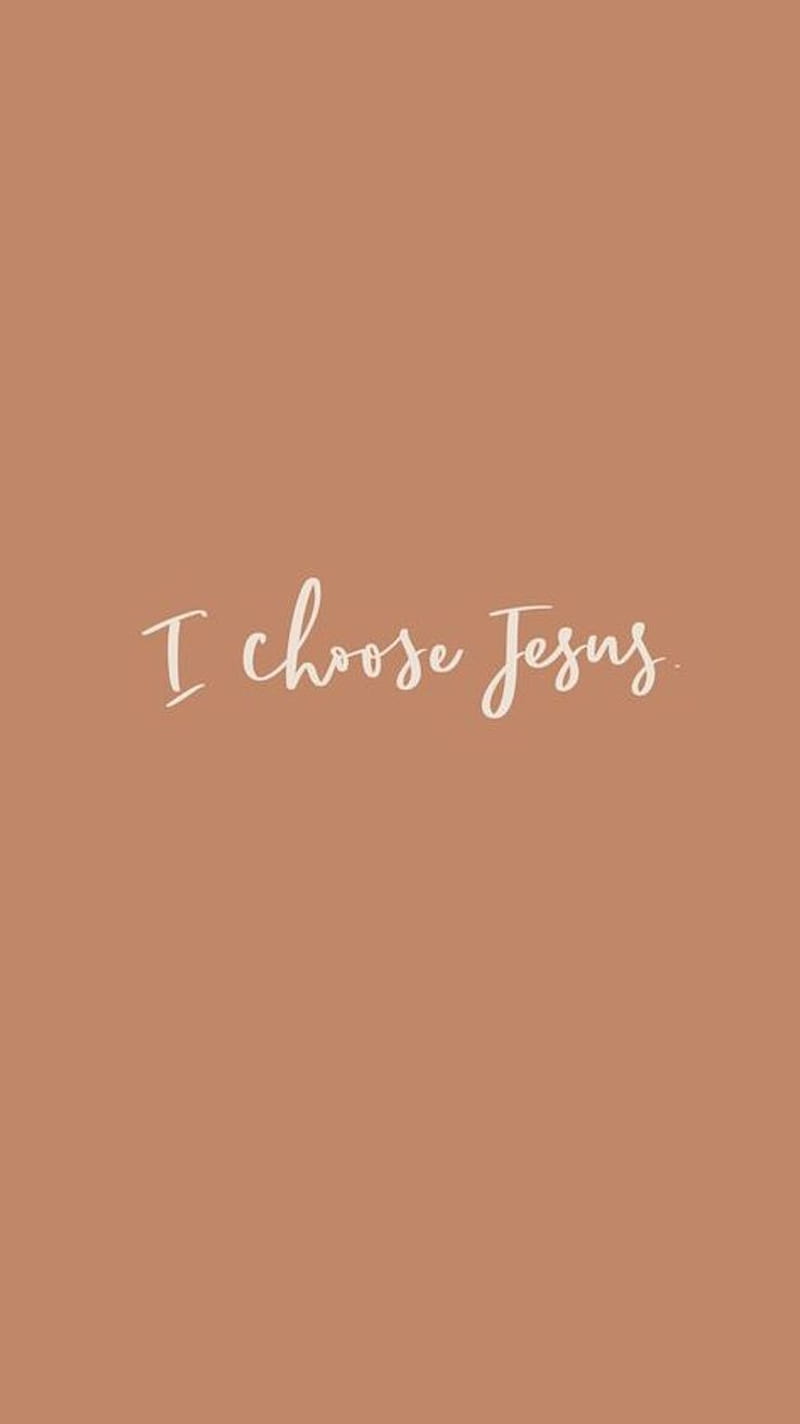 I choose Jesus, aesthetic christian, choice, christian, iphone, pain, red, simple, HD phone wallpaper