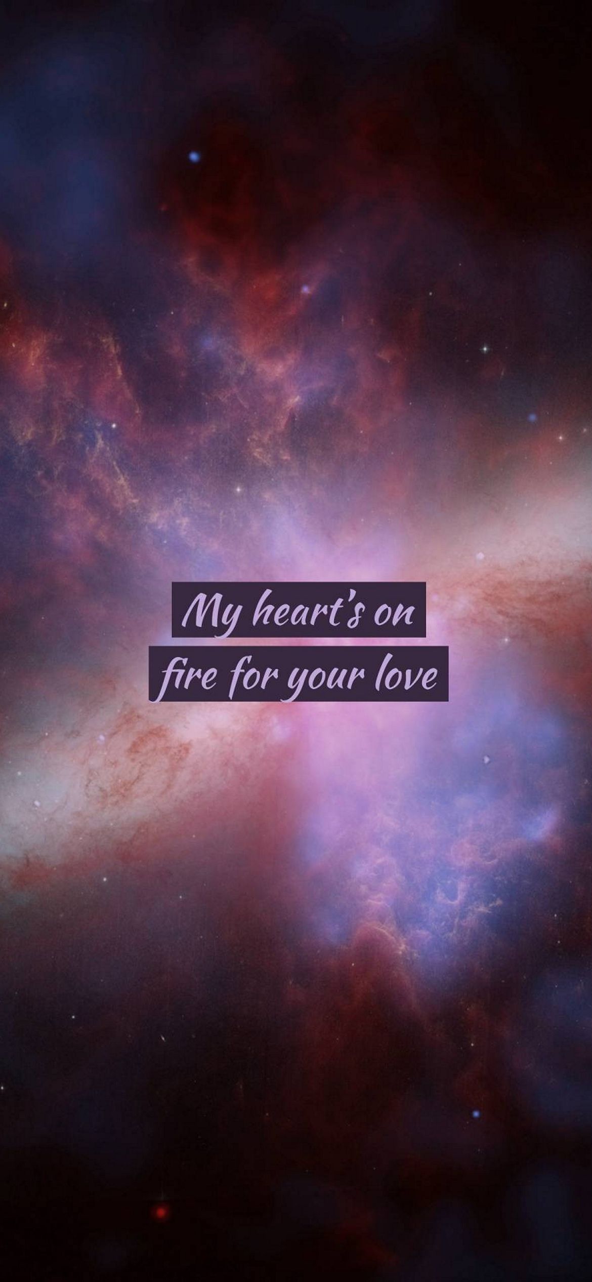 My heart's on fire for your love - Christian iPhone, galaxy