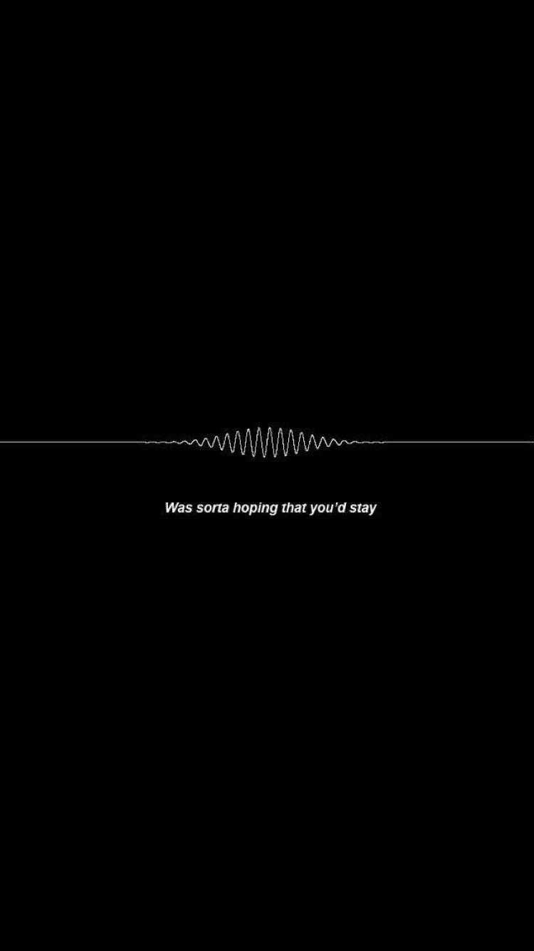 The black and white background of a phone with an audio wave - Depressing