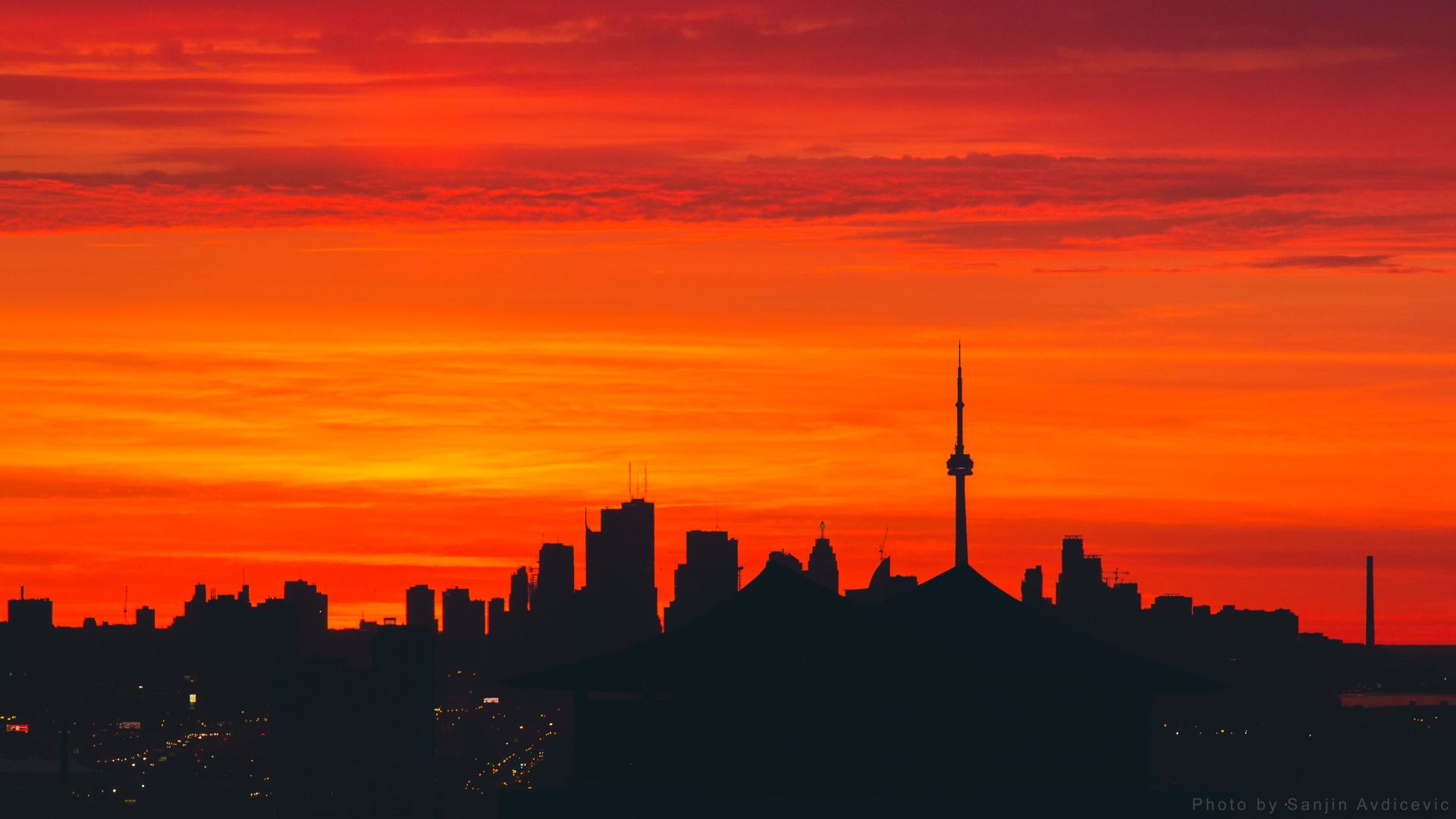 Toronto Sunrise wallpaper in 1920x1080 resolution