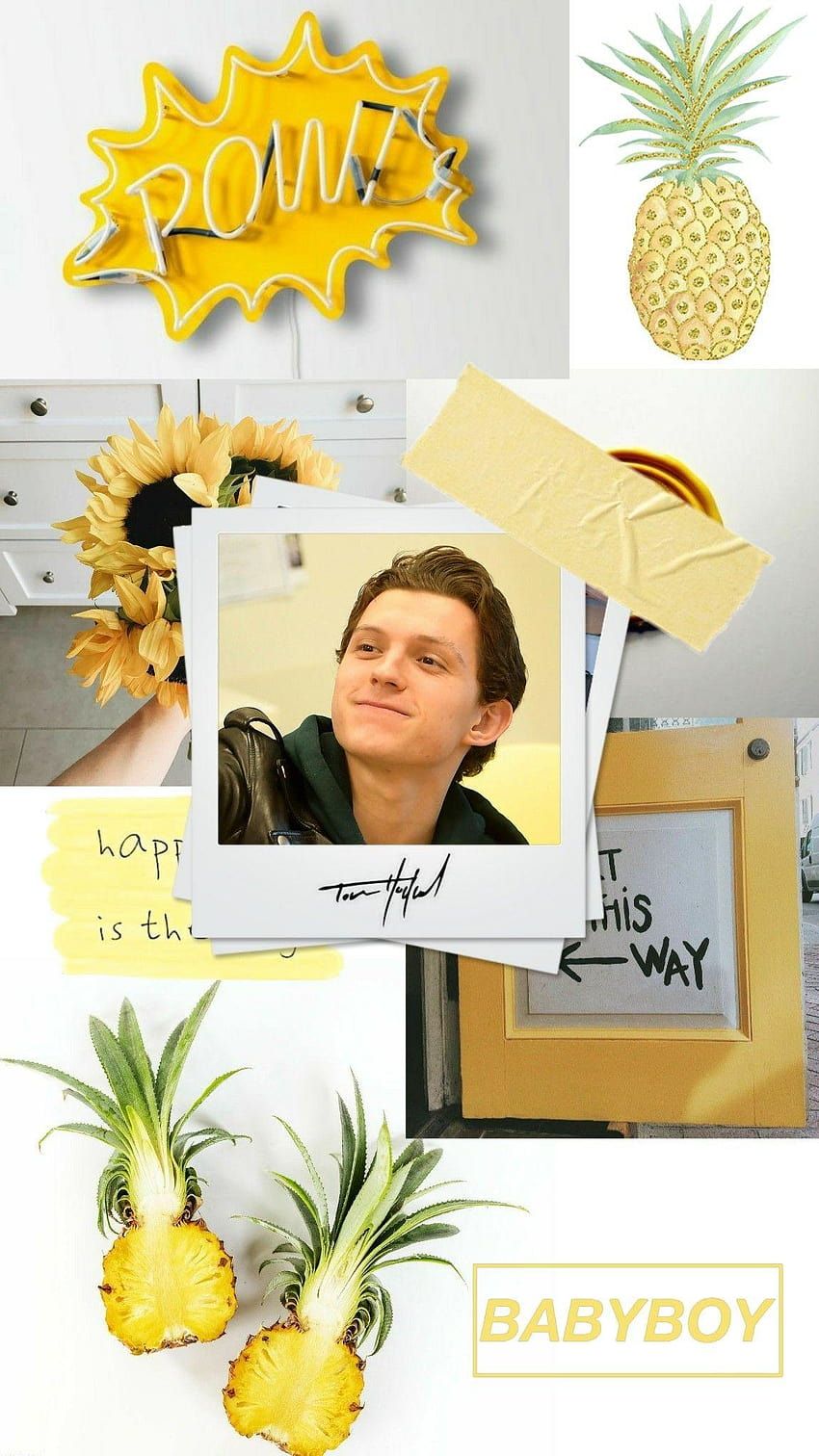 Aesthetic tom holland collage - Tom Holland