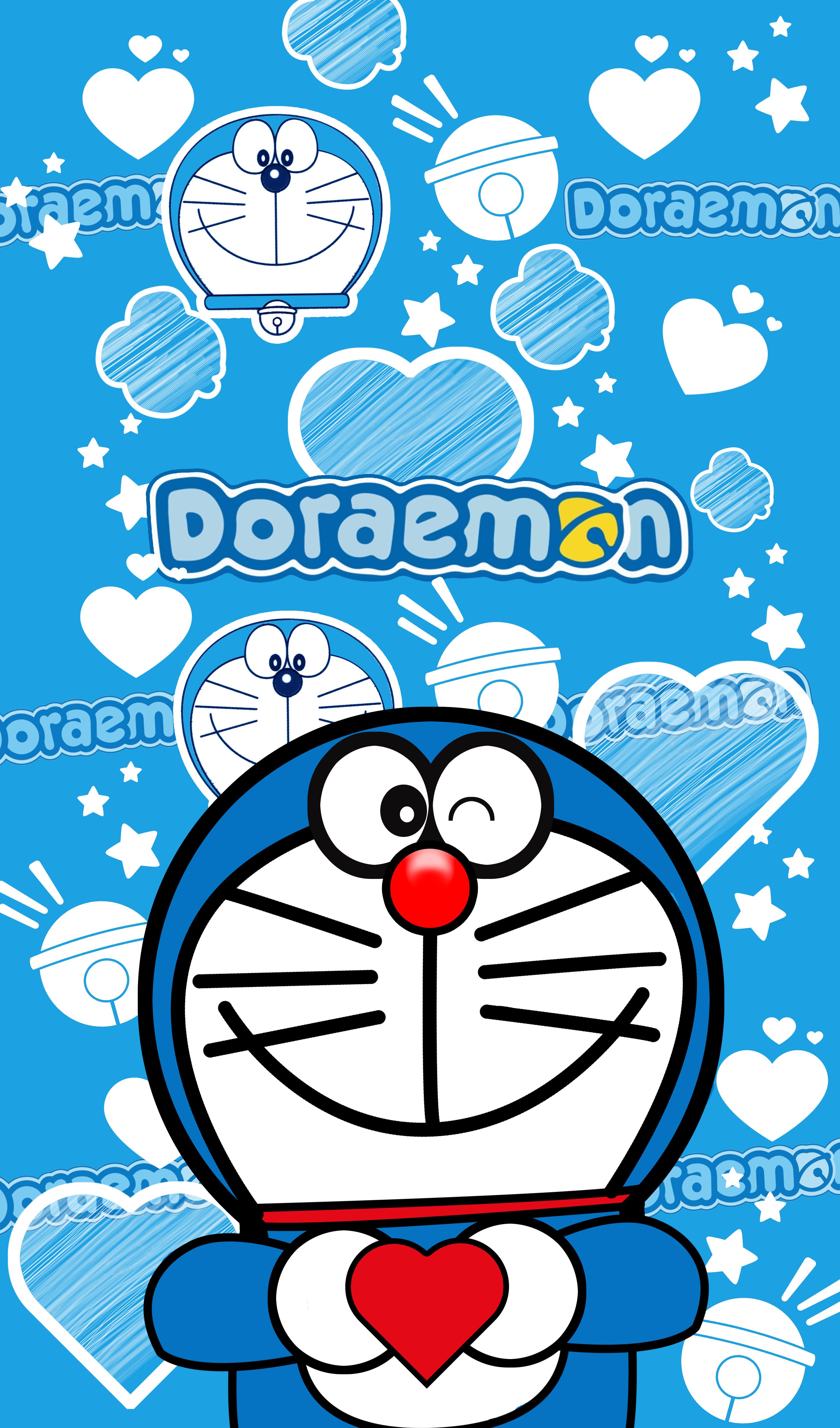 doraemon wallpaper cartoon. Kartu lucu, Galaxy wallpaper, Buku mewarnai