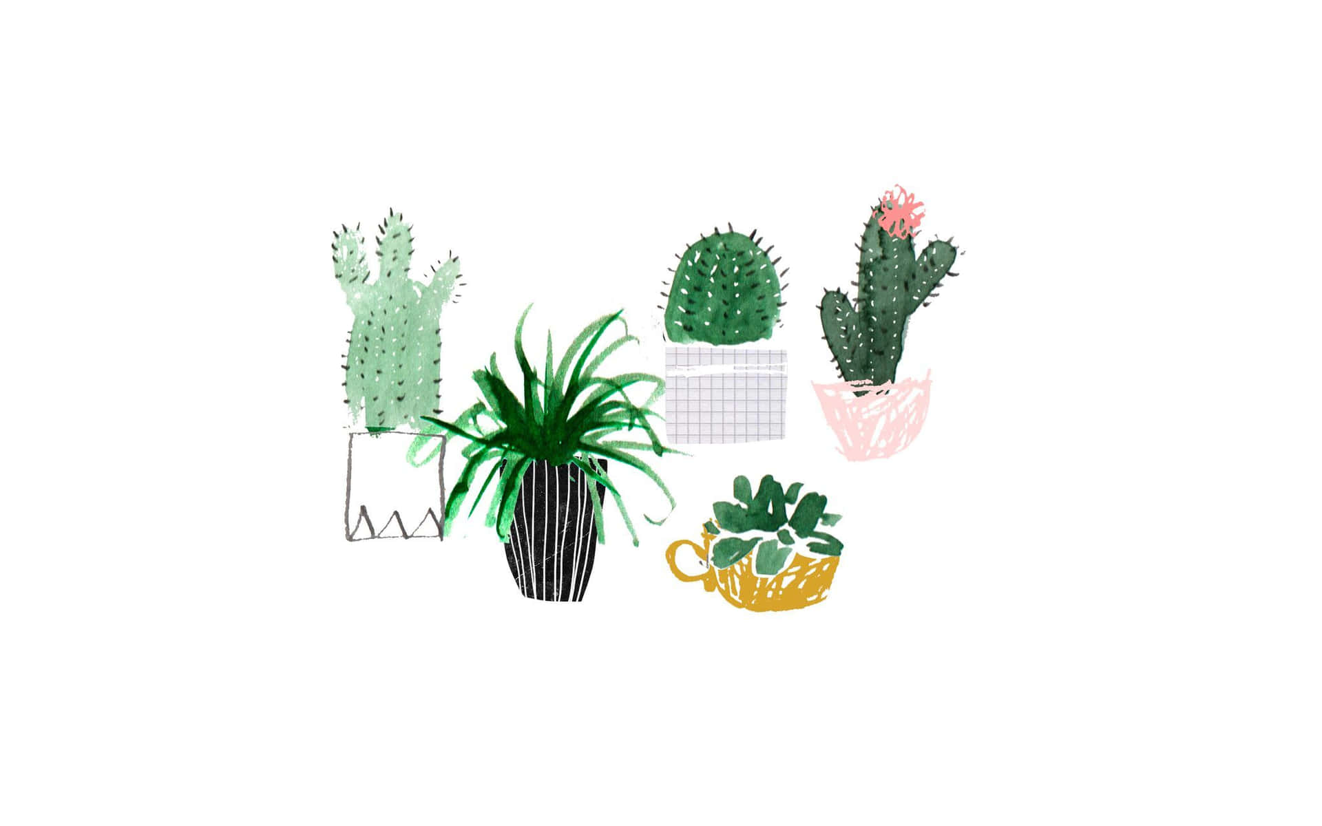 Download Plant Aesthetic Desktop Wallpaper