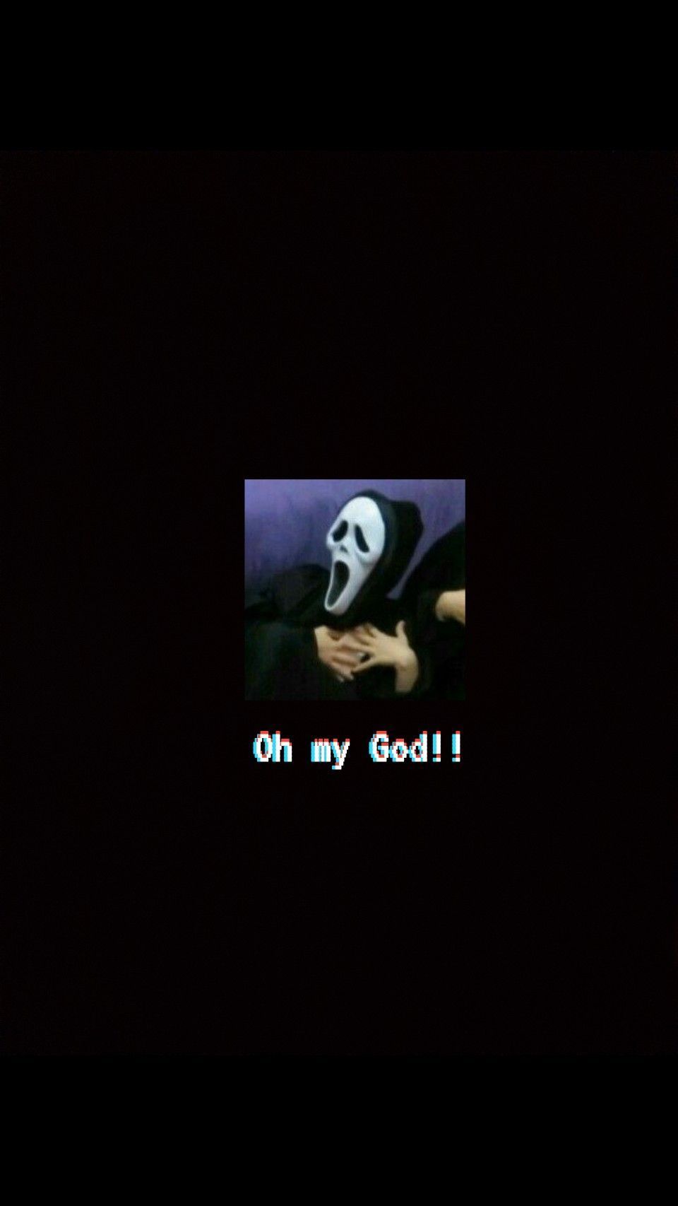 Ghostface wallpaper. Scary wallpaper, Scream picture, Stranger things scary