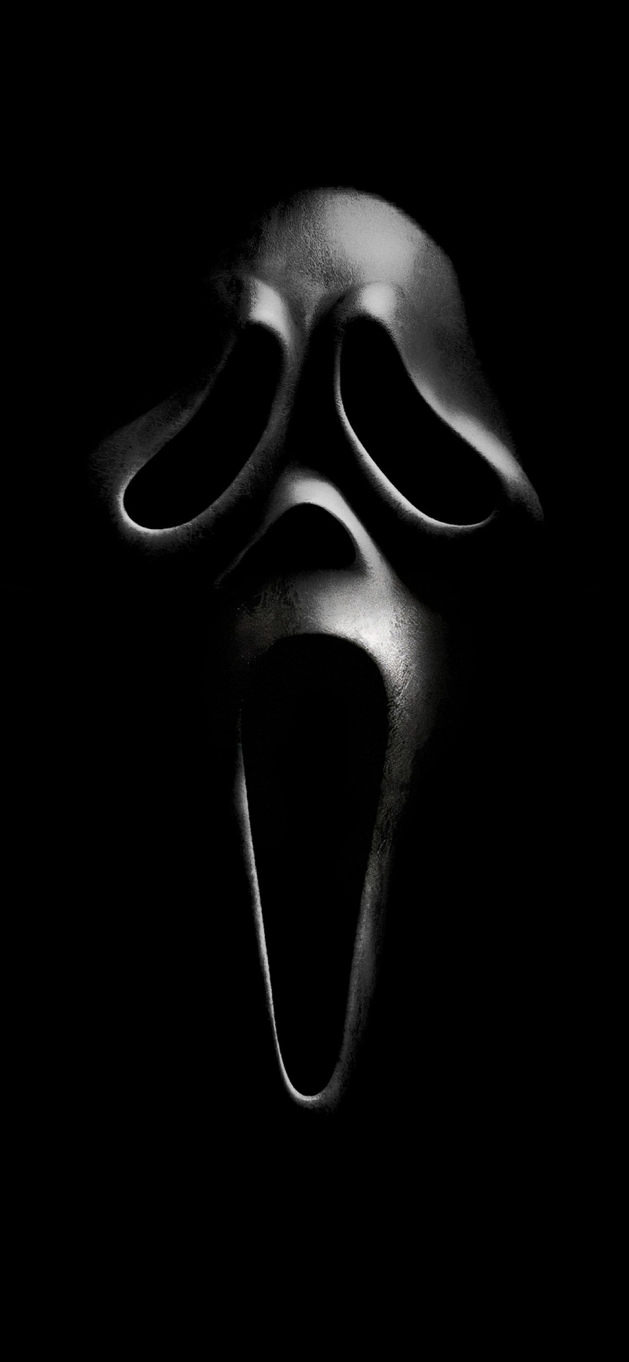 Scream Wallpaper 4K, Ghostface, 2022 Movies, Black Dark