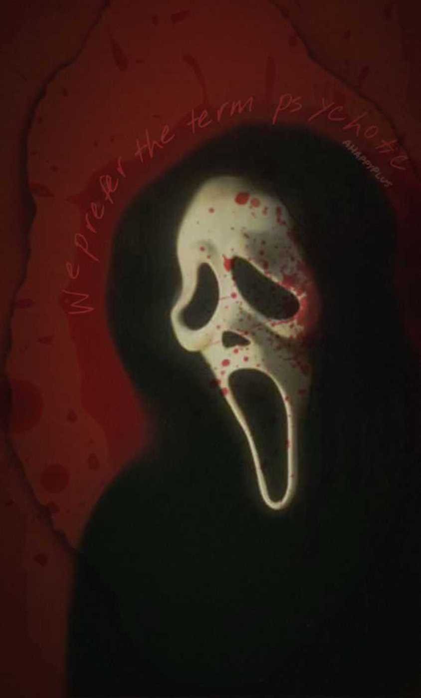 The scream horror movie poster - Ghostface