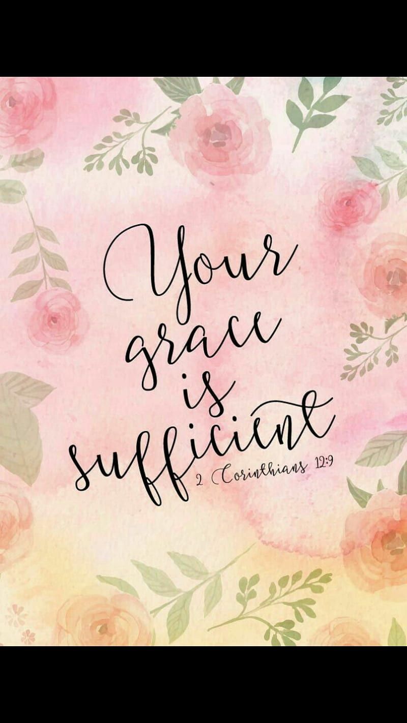 Your grace is sufficient quote - Bible