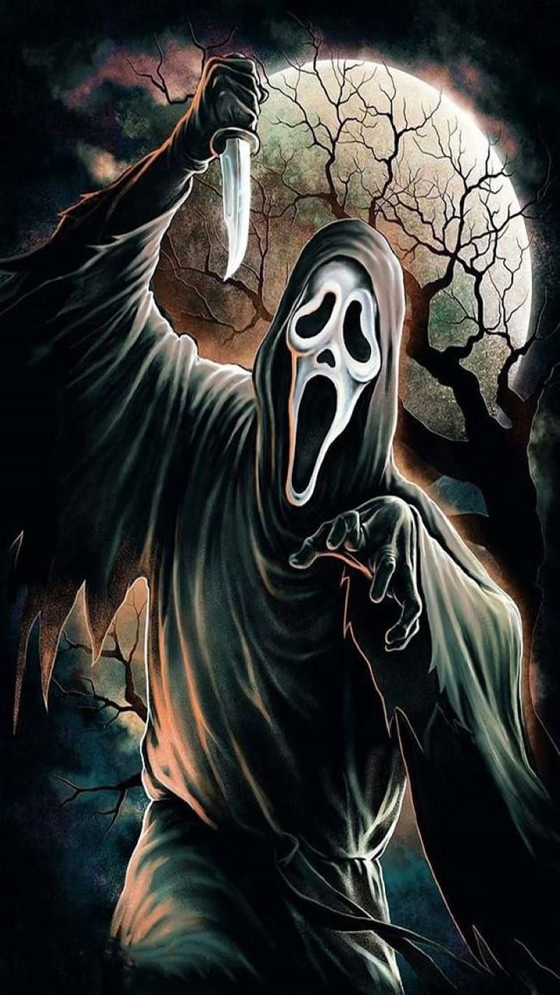Ghostface from the movie Scream - Ghostface