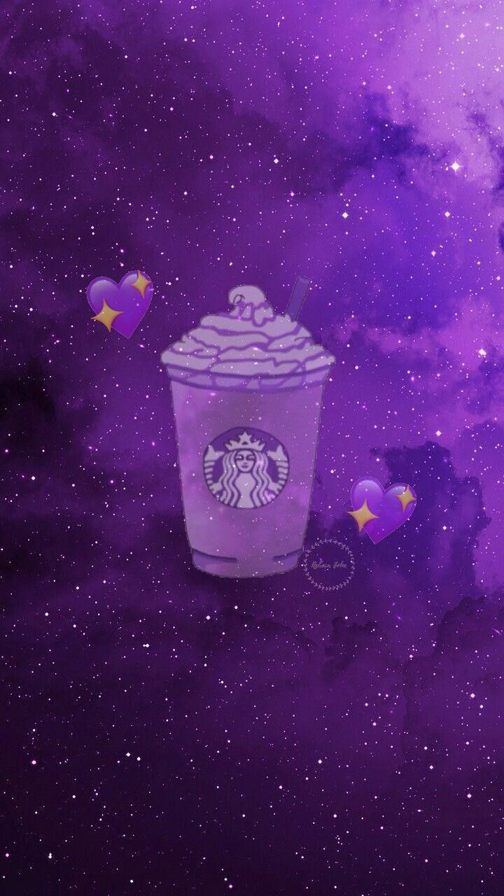 Purple Aesthetic Starbucks Wallpaper. Rebeca Joke. Starbucks wallpaper, Purple aesthetic, Instagram wallpaper