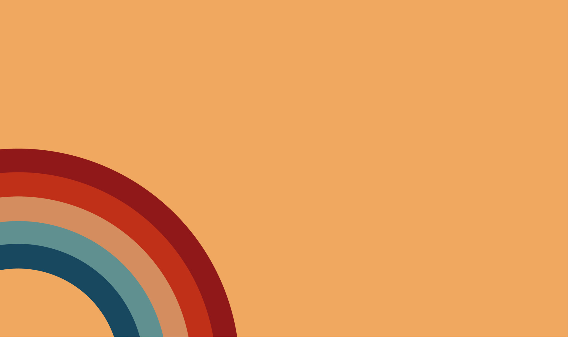 A rainbow colored background with an orange and blue gradient - Vintage