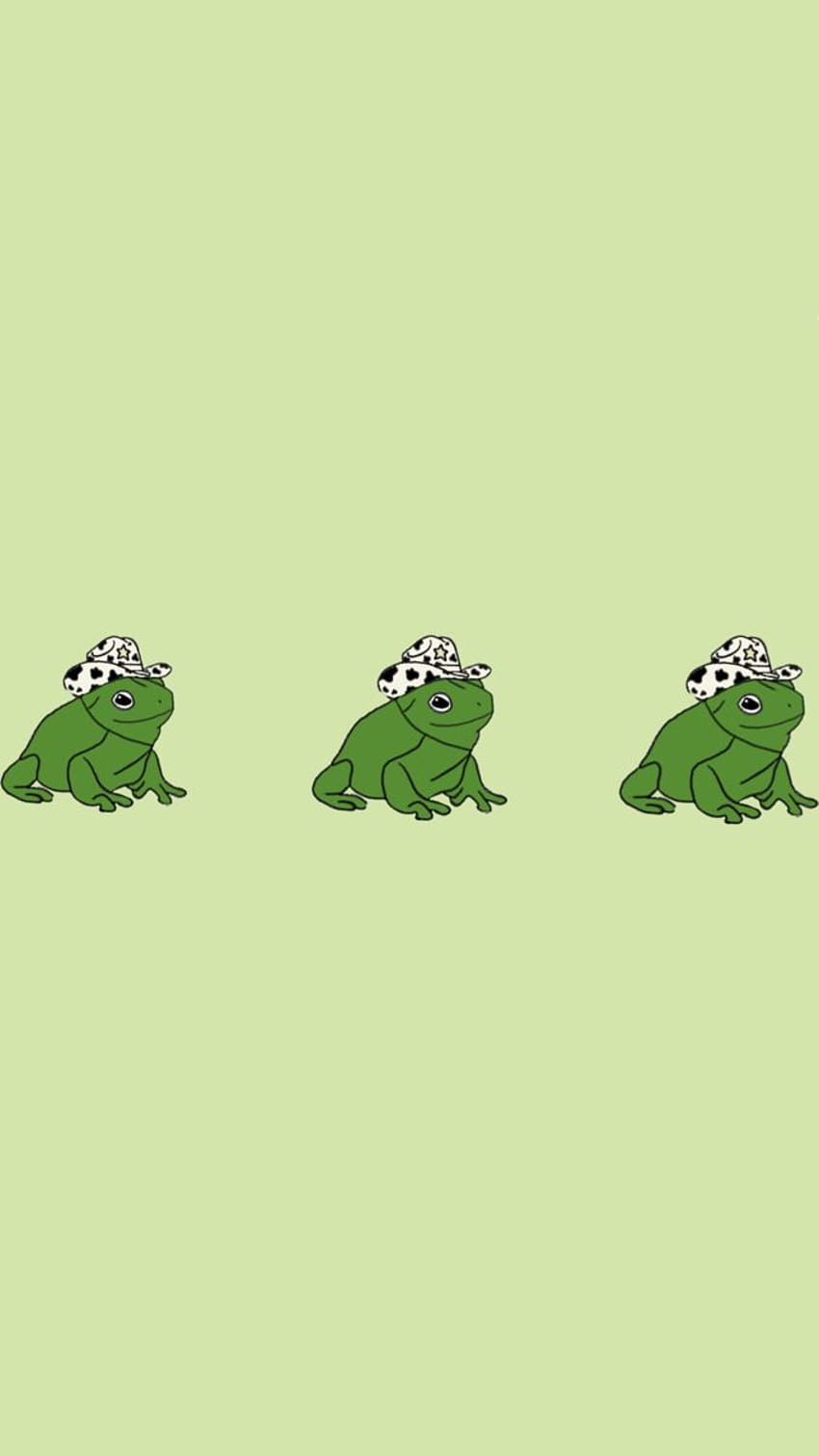 Frog on post HD wallpaper
