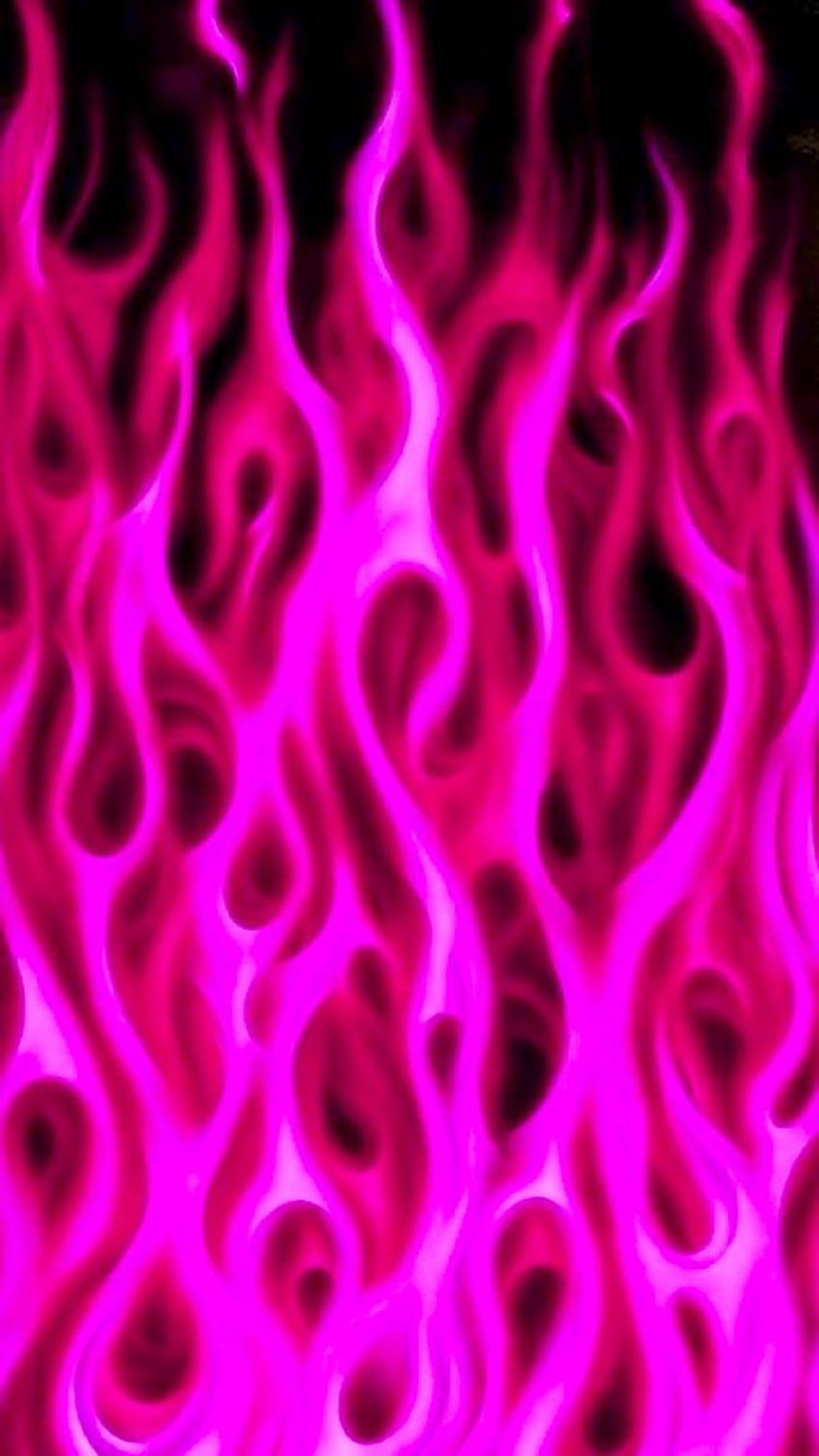 Hot pink flame aesthetic HD wallpaper