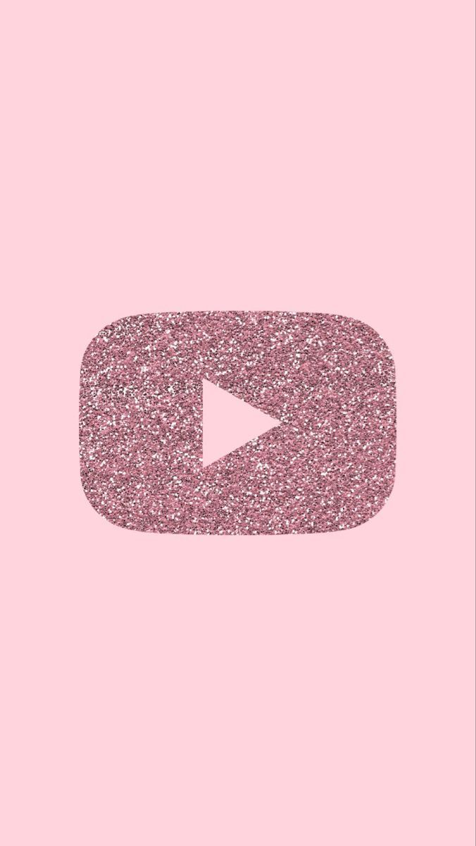 Pink youtube icon. Pink wallpaper iphone, Pink instagram, Pink aesthetic youtube logo