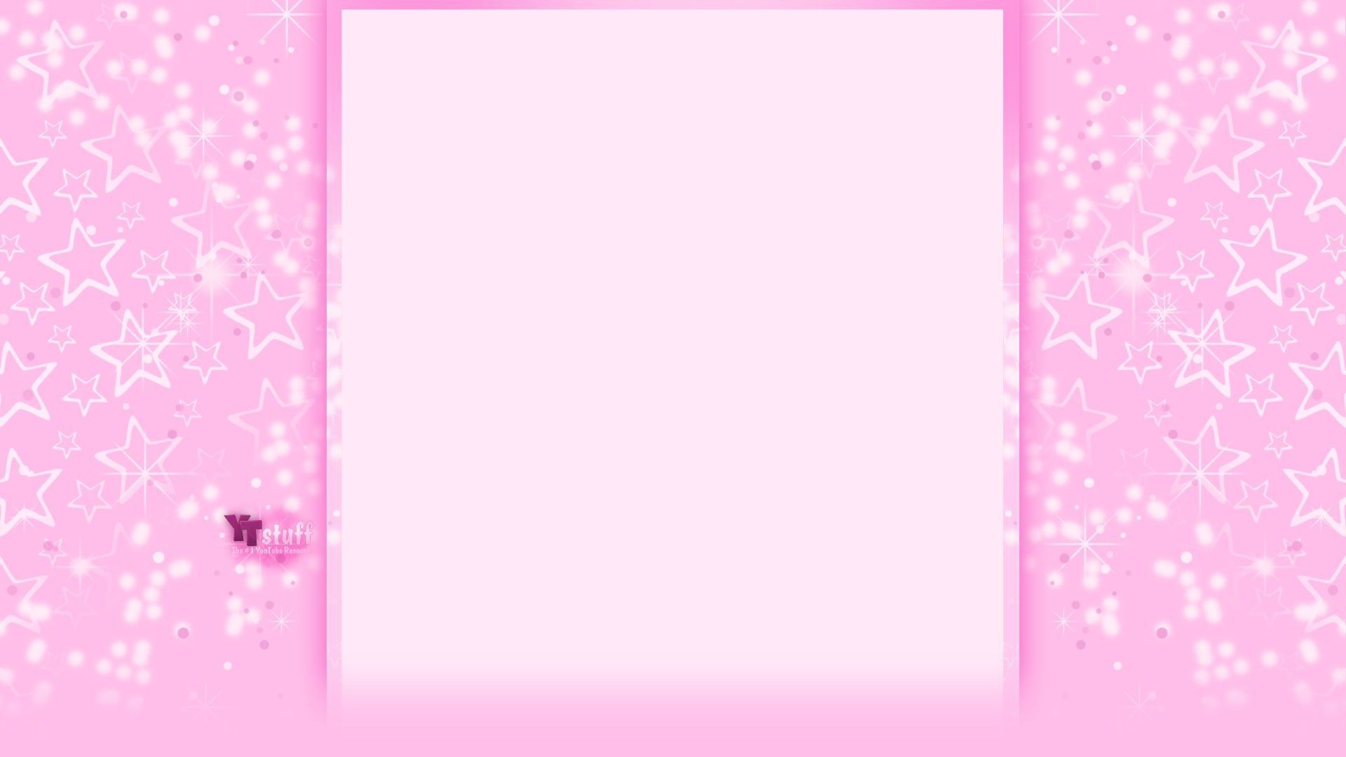 A pink background with stars and an empty frame - YouTube