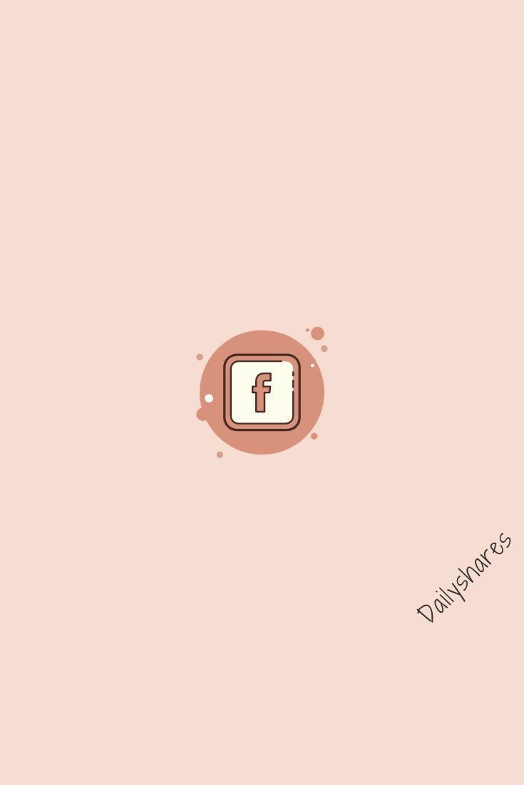 A pink background with the facebook logo on it - YouTube