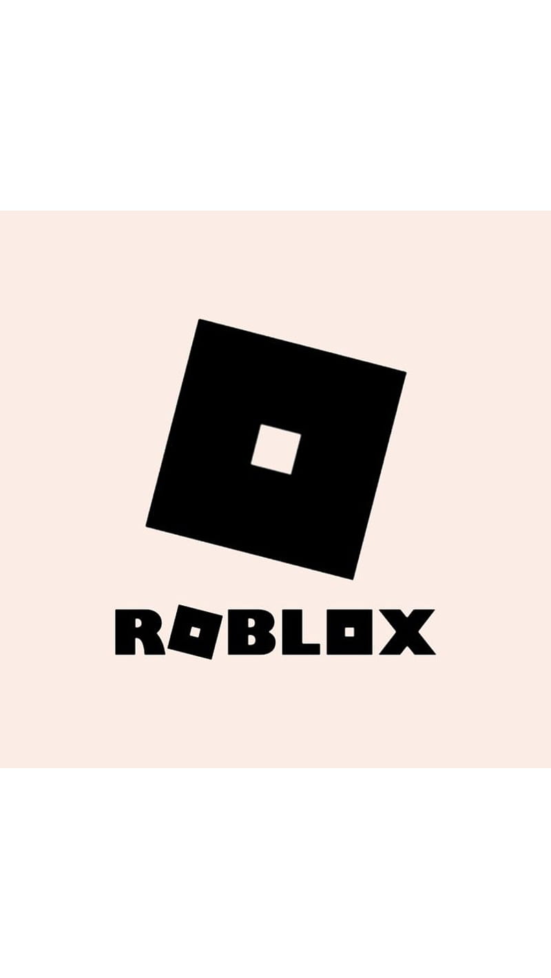 The roblox logo is black and white - Roblox