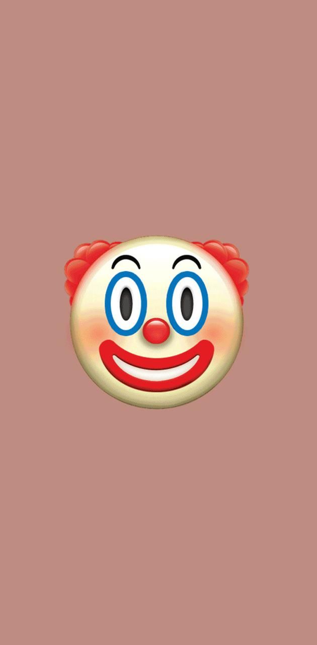 IPhone wallpaper of a clown face - Clown