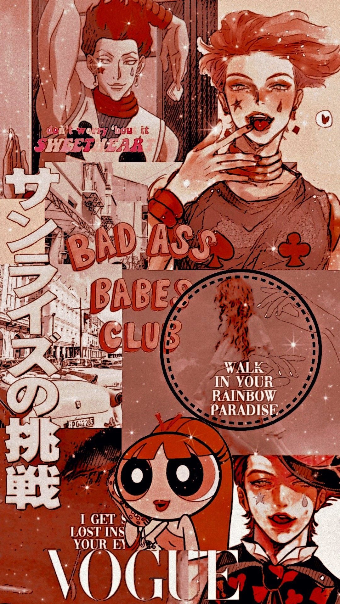 A poster with the words bad ass paper club - Clown
