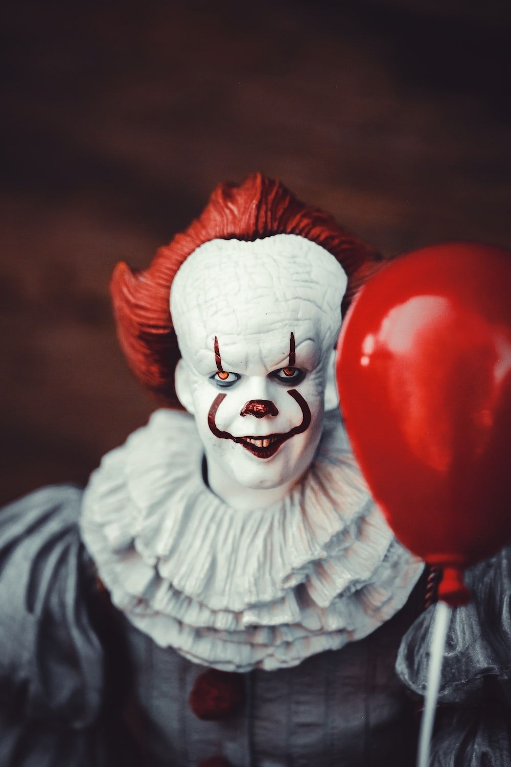 A close up of the clown from it - Clown