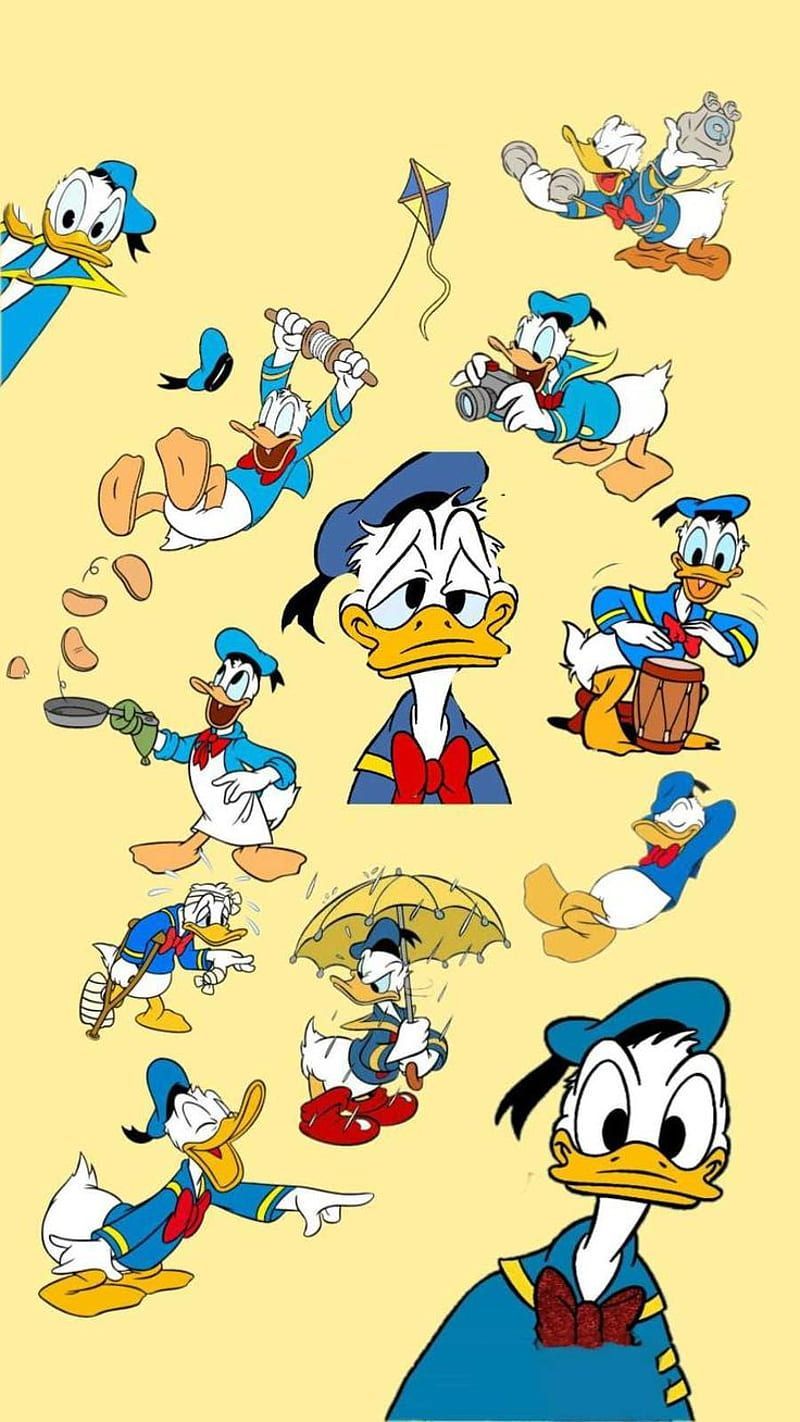 Cute Donald Duck, Vintage Donald Duck, HD phone wallpaper